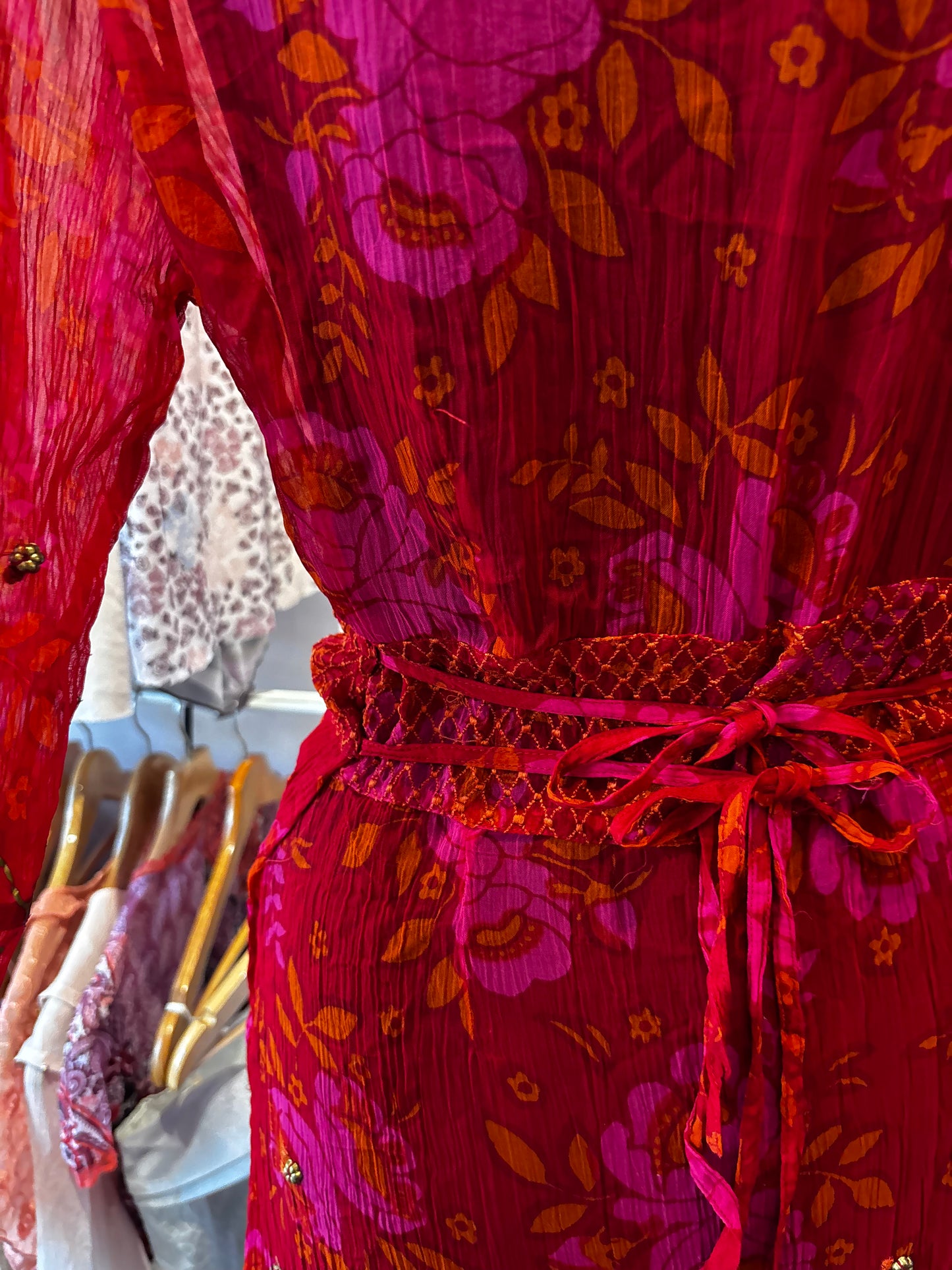 Super vintage overlapping dress