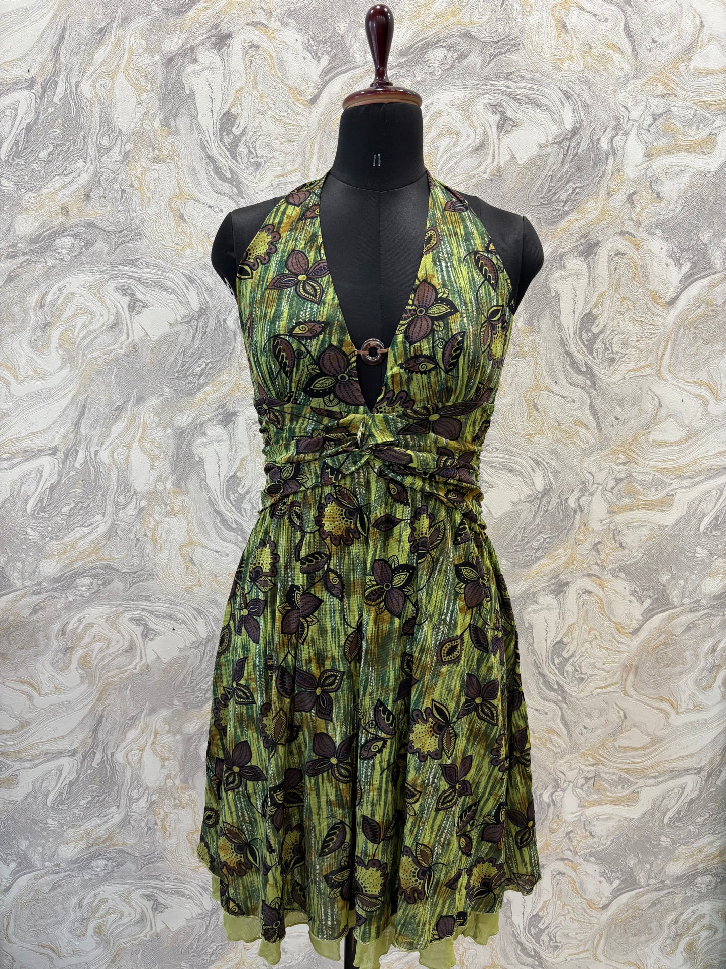 The timeless halter neck dress