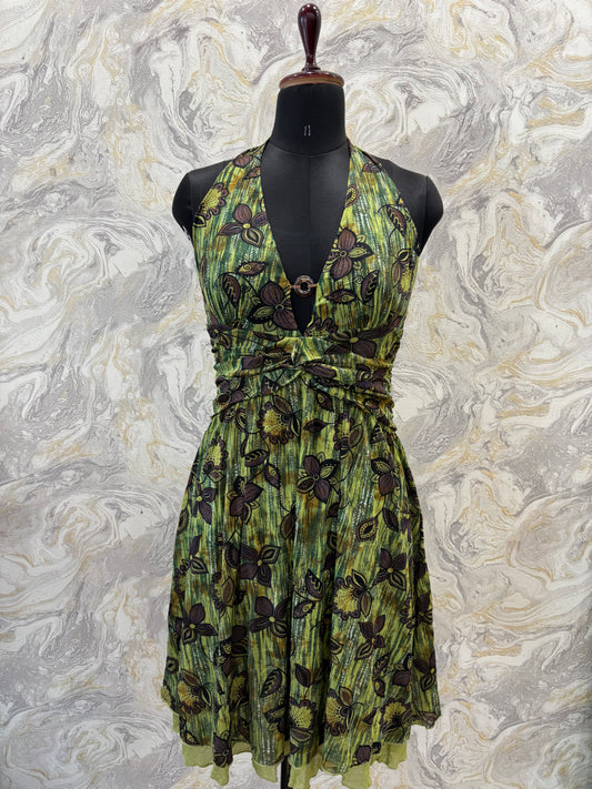 The timeless halter neck dress