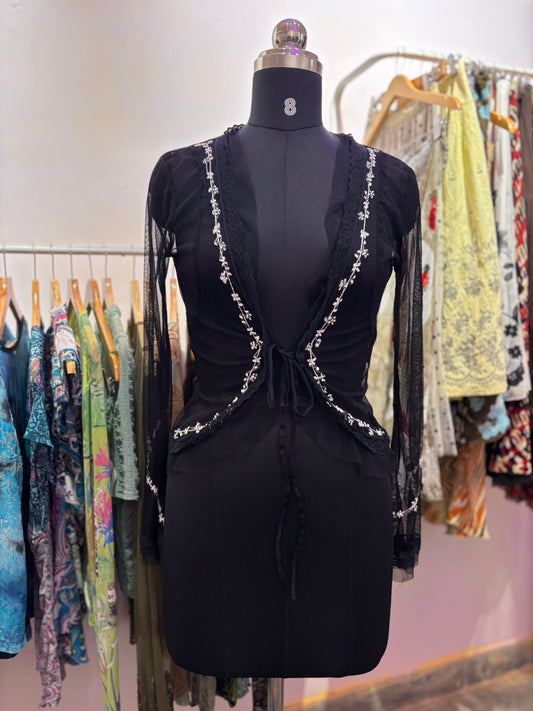 Vintage embroidered top