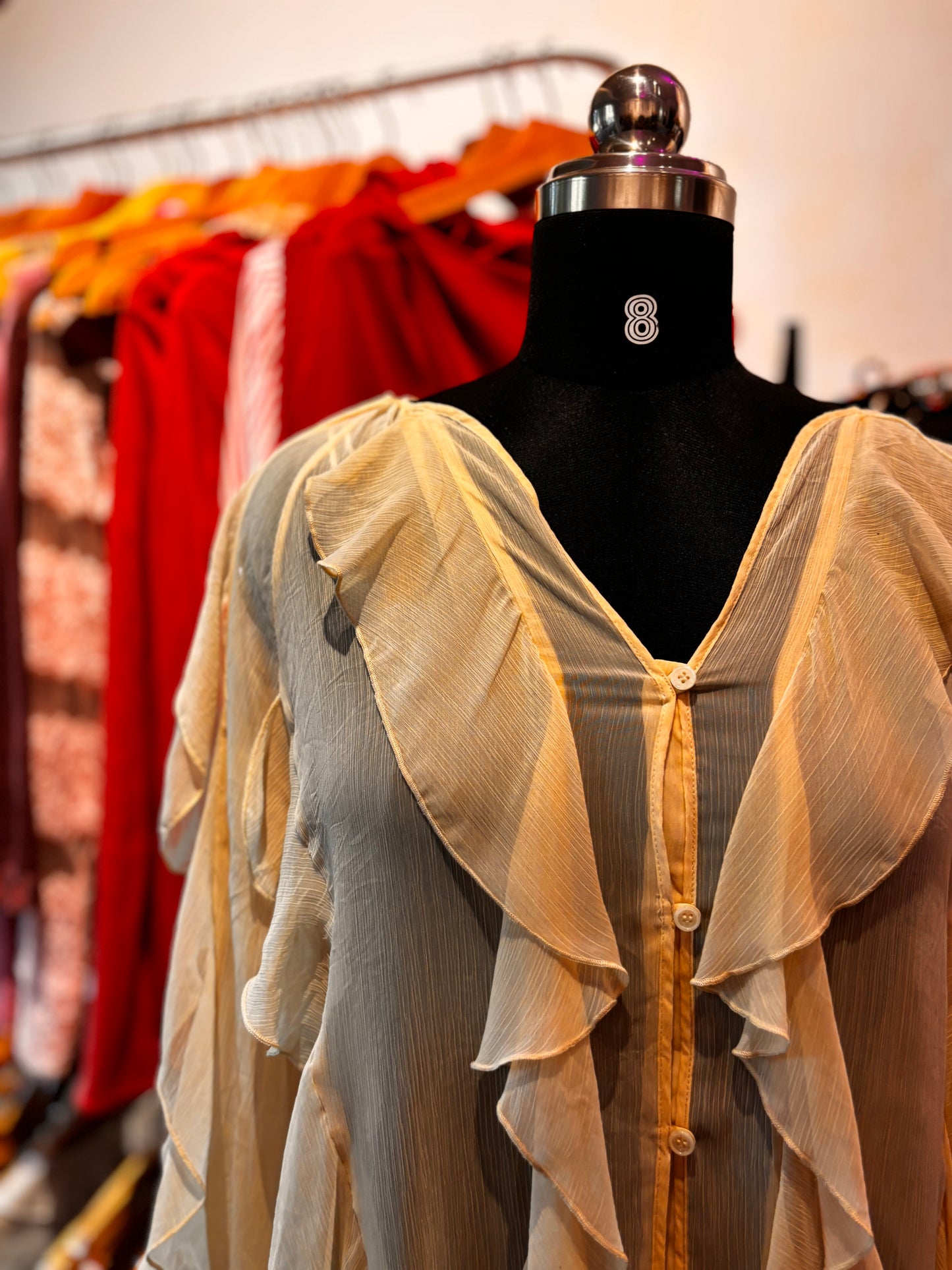 Ruffle angel top