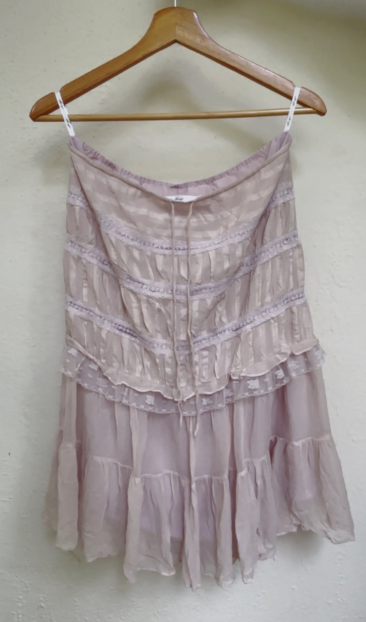 Blush pixie skirt