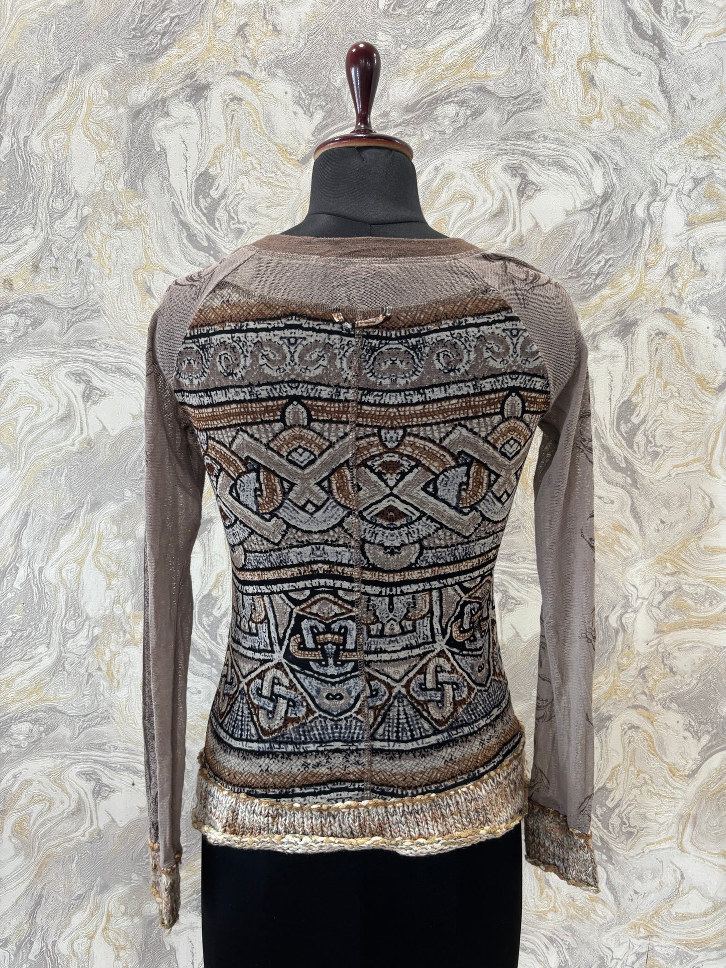 Super vintage wool embroidery shacket