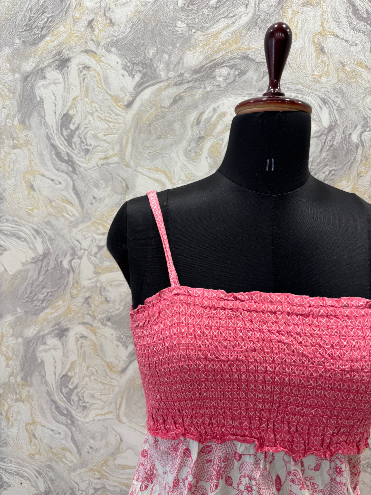 Pink bloom top