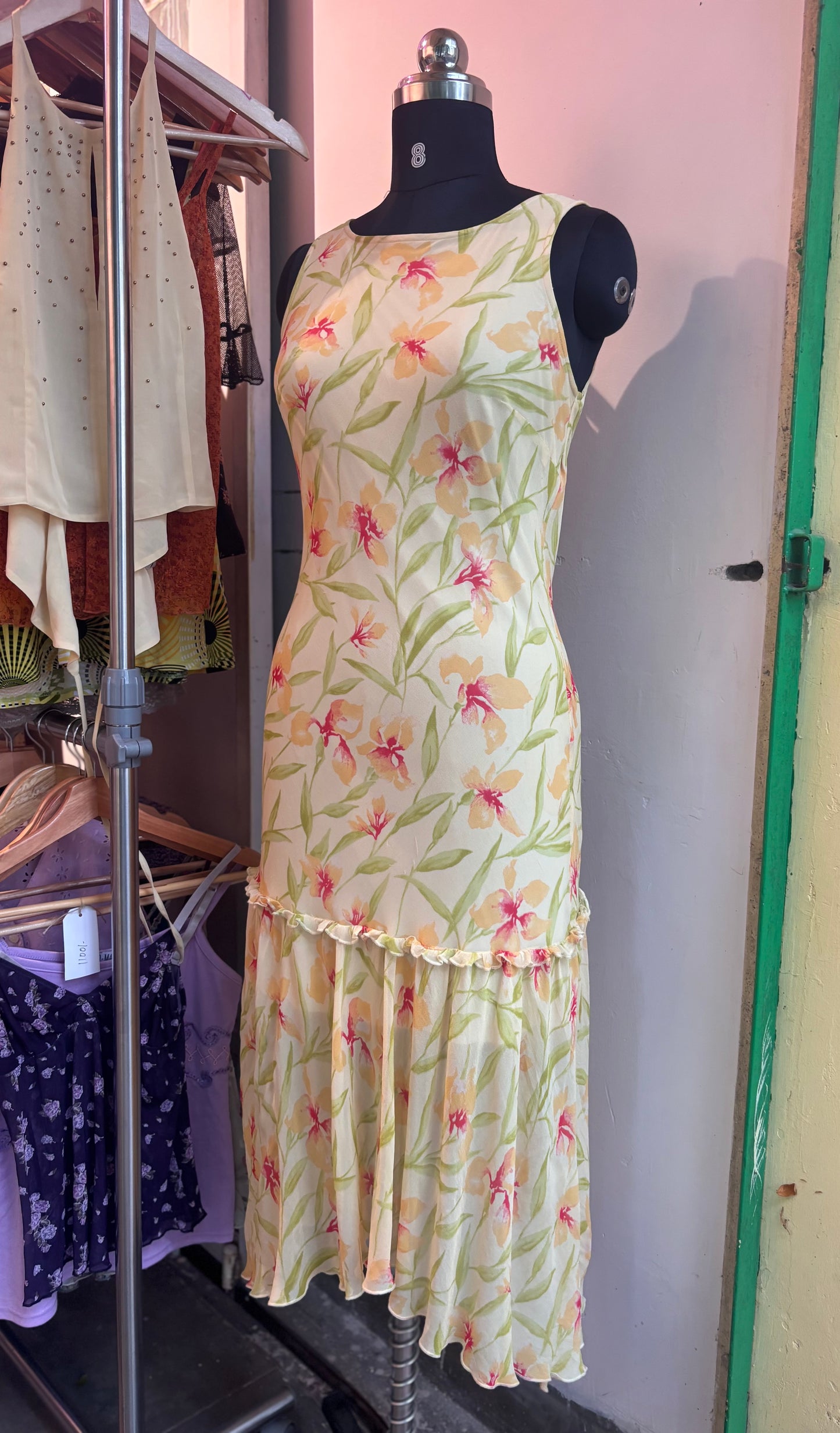 Timeless orchid dress