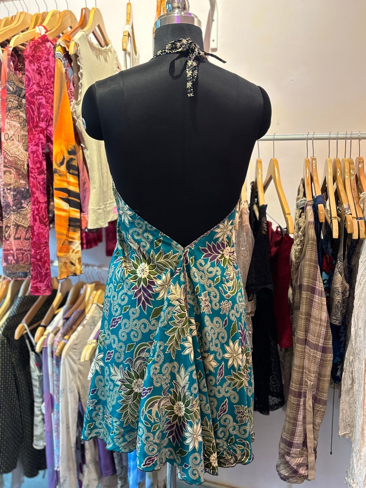 The nature halter neck dress