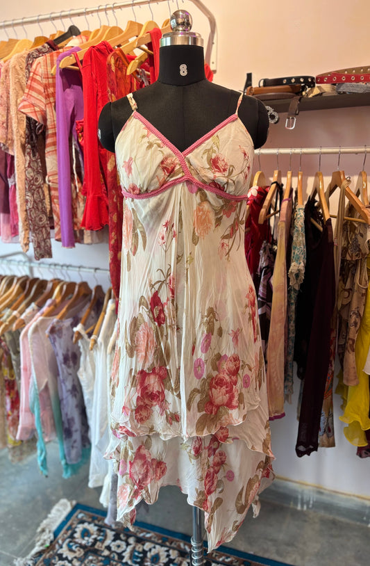 Floral layered dress