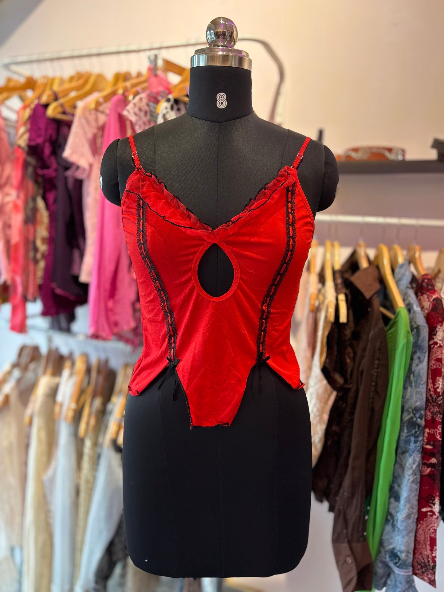 Vintage red cami