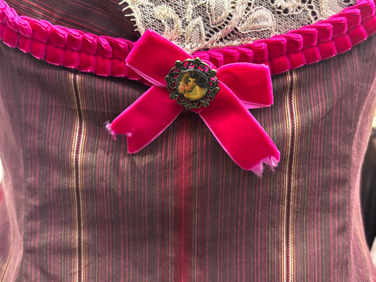 Kitten D’amour’s one of the kind corset