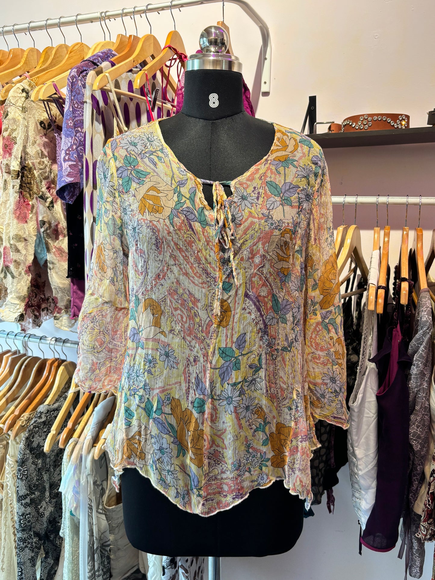 2000’s chiffon top