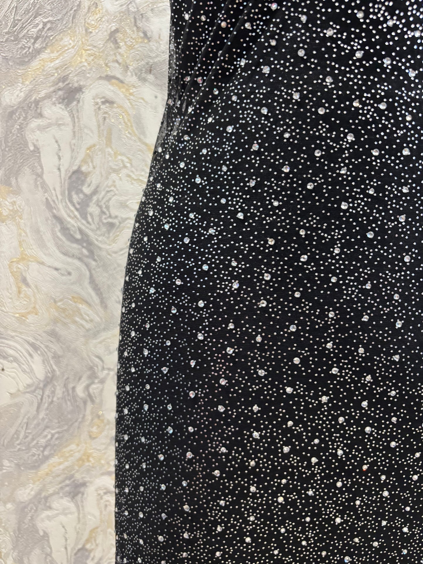 Classic black sequins dress