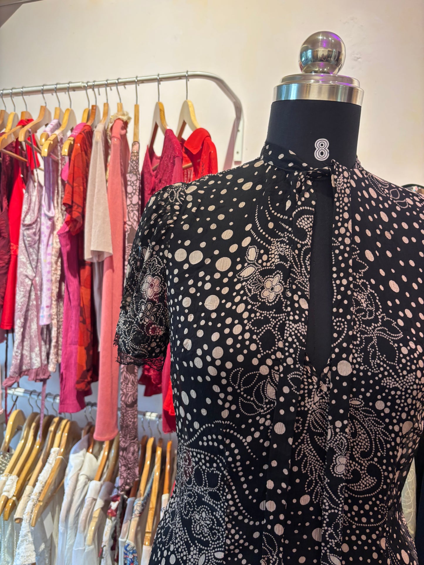 Baroque silk blouse