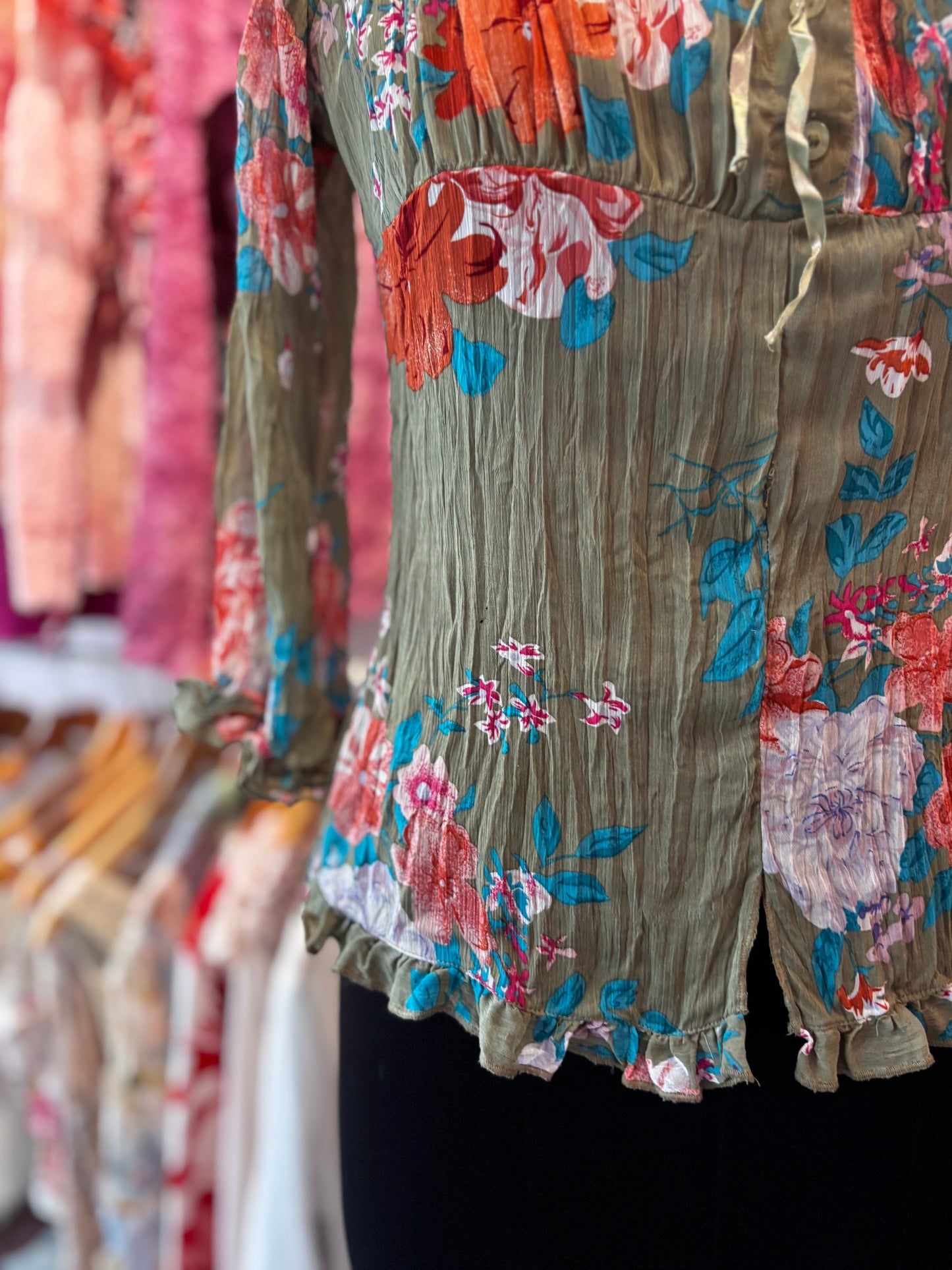 Vintage floral top