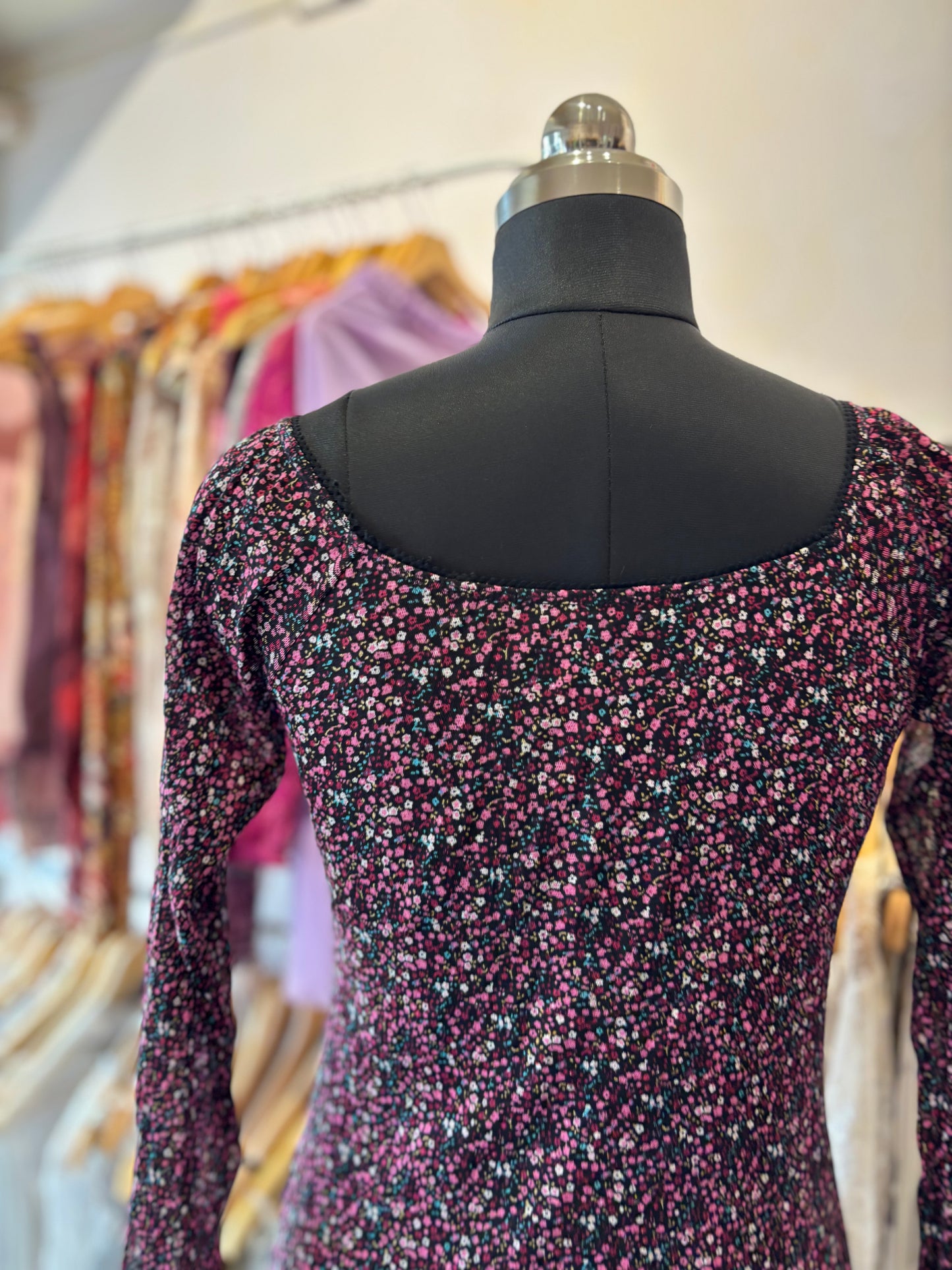 Floral vintage dress