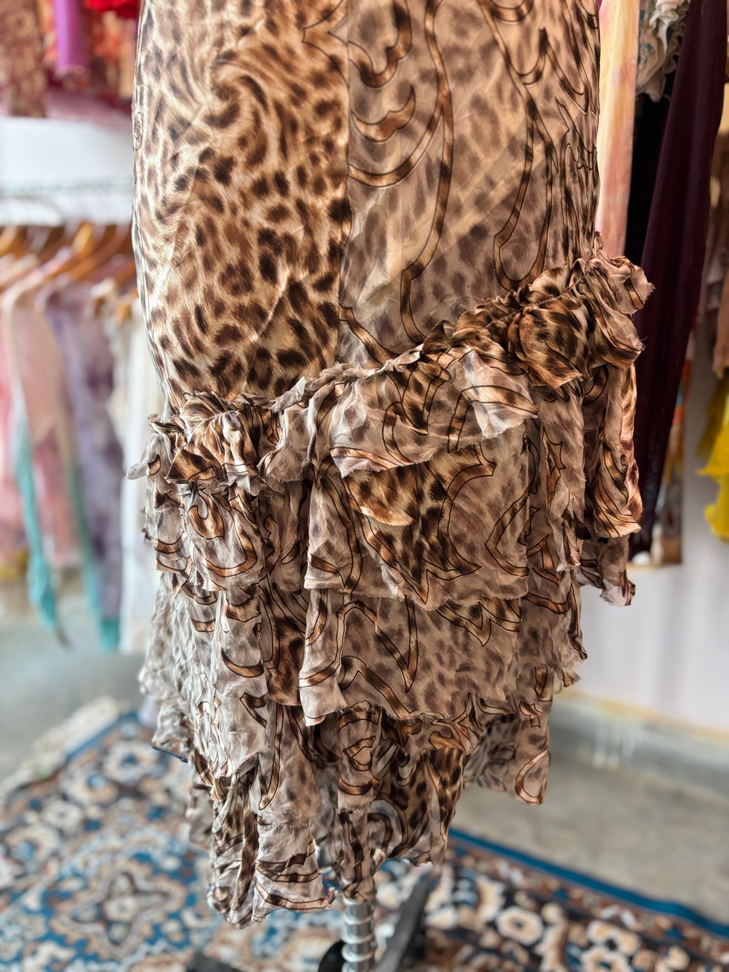 Super vintage cat ruffle dress