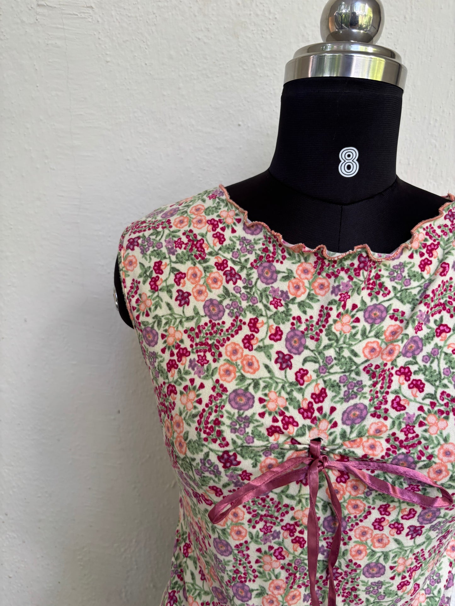 Floral bloom top