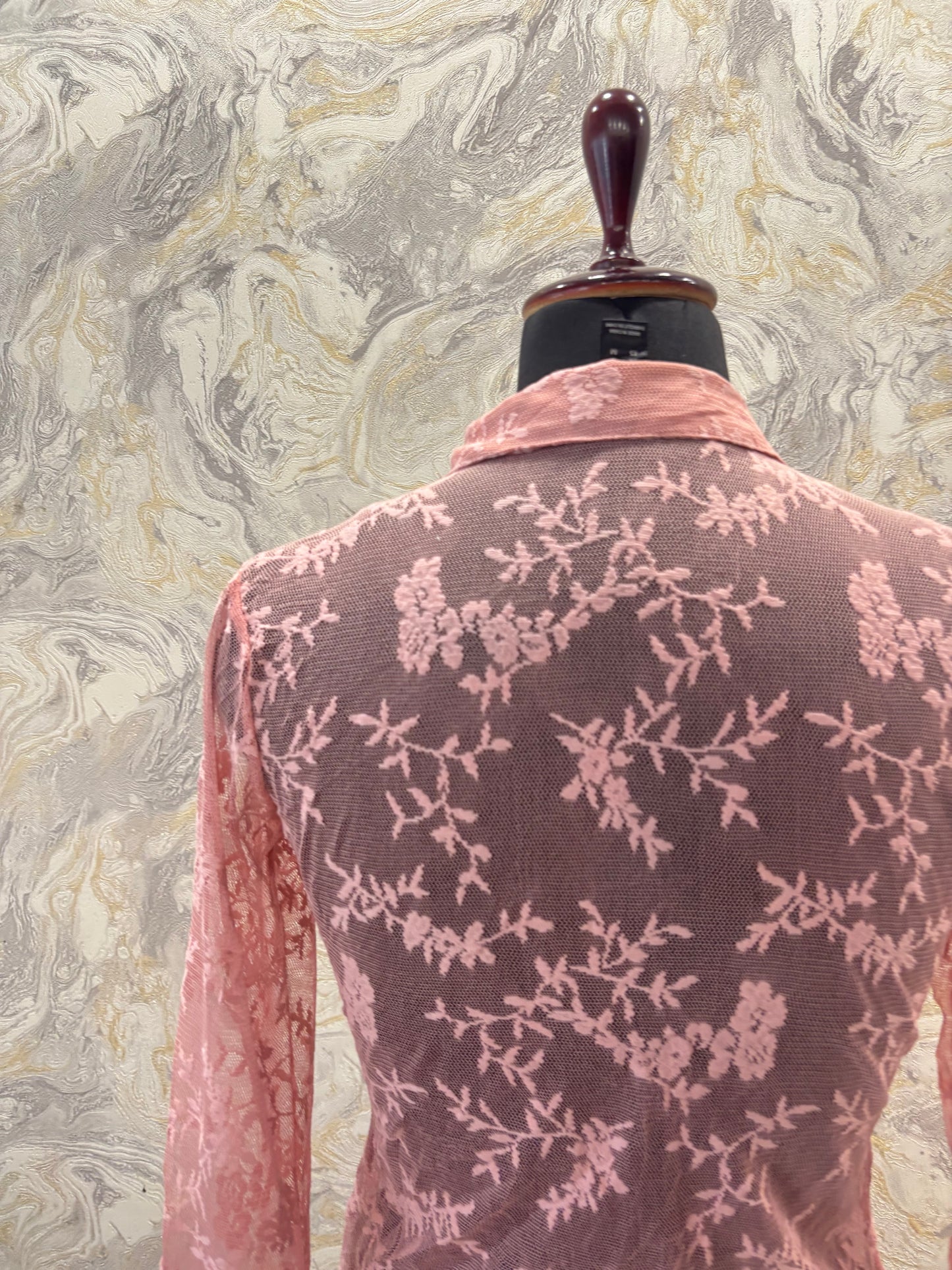 Pink lacy shirt