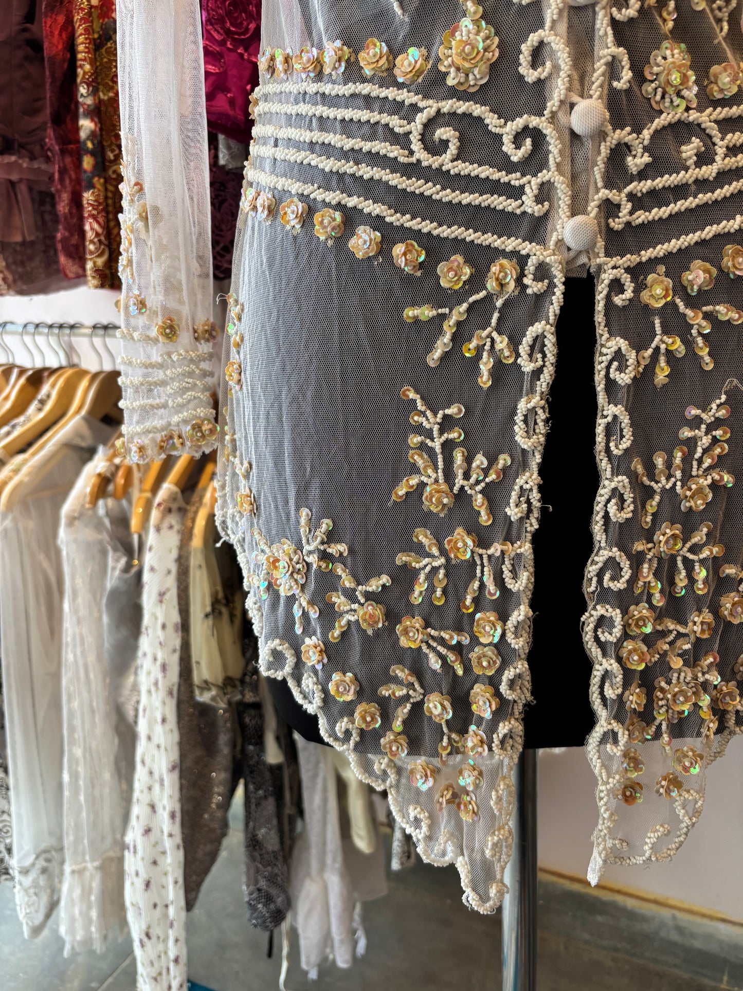 Celestial beaded dress