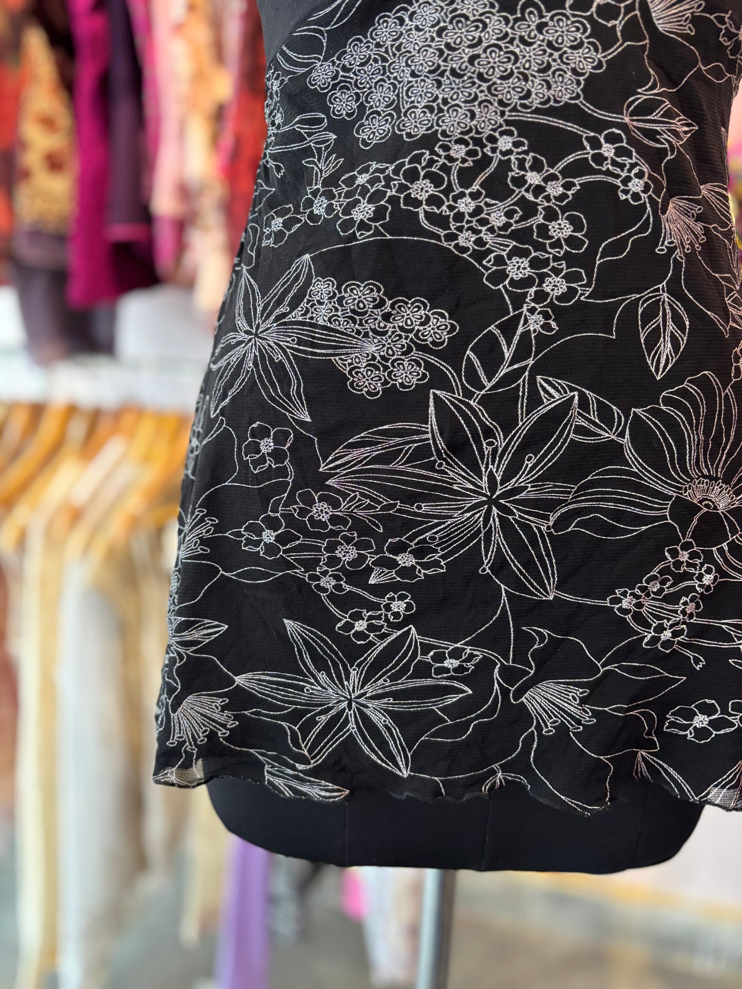 Vintage black mini dress