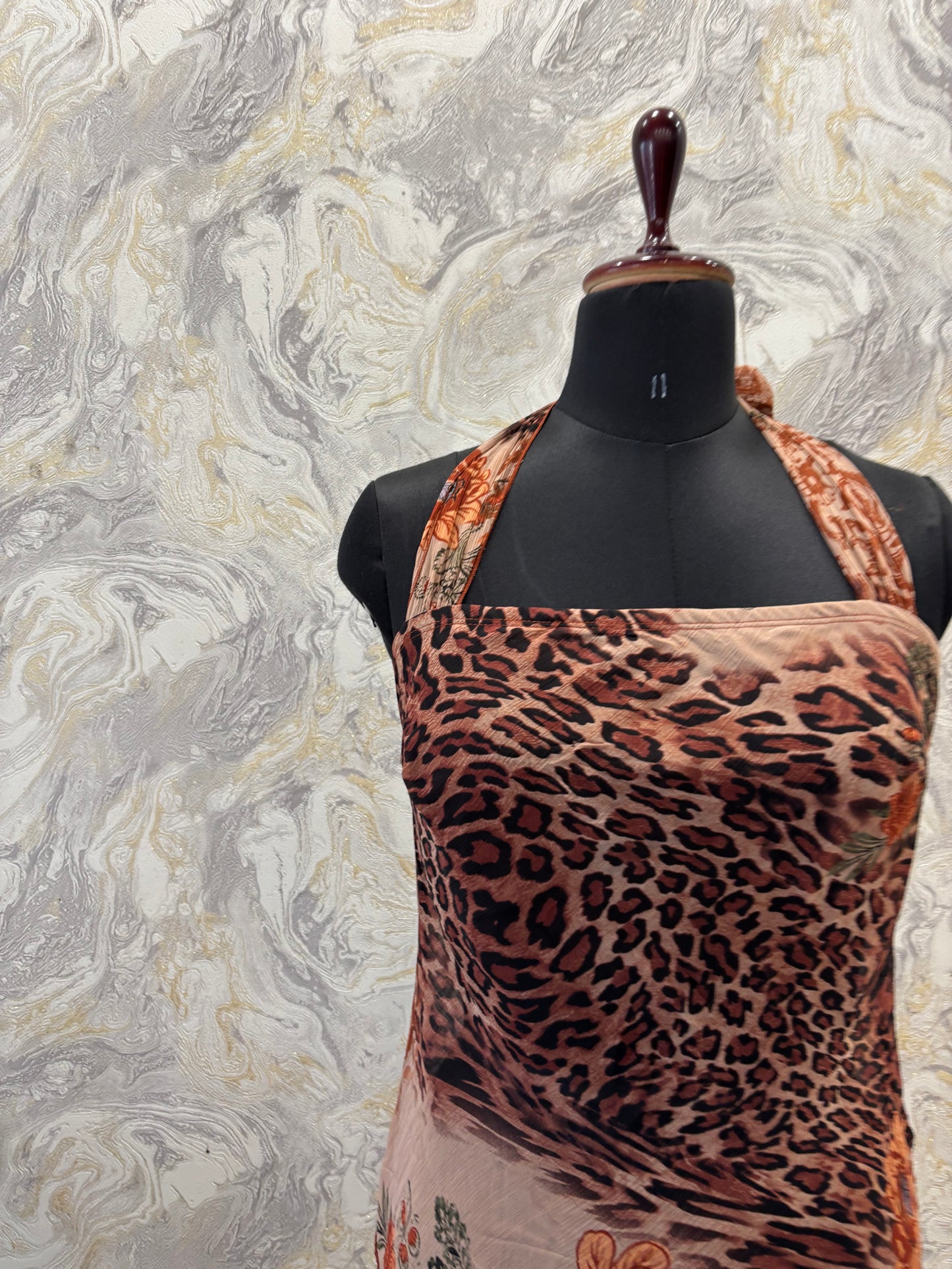 Leopard floral super vintage