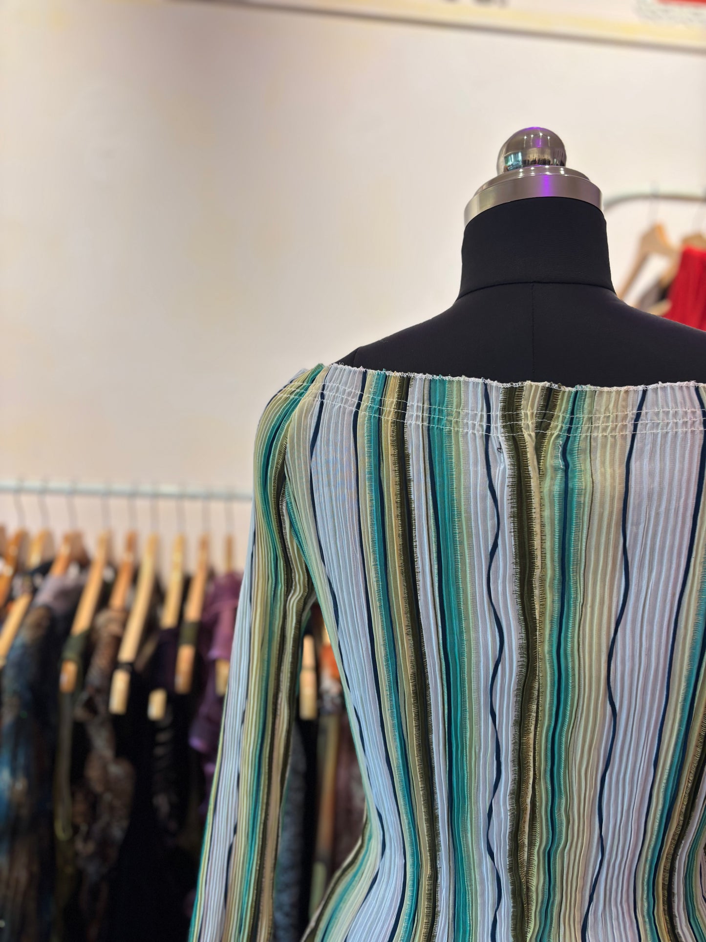 Pleated vintage top