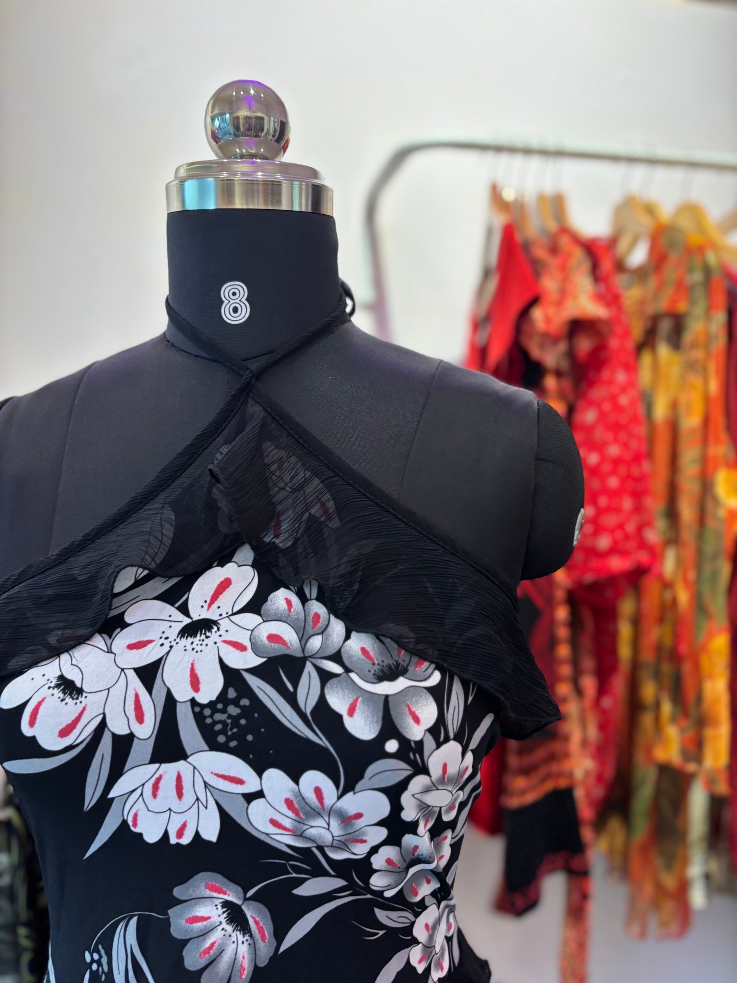 Floral halter neck beauty
