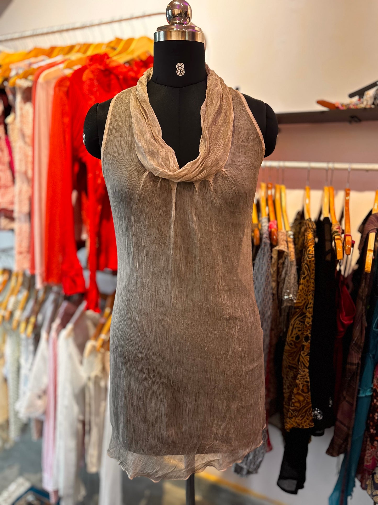 Vintage beige dress