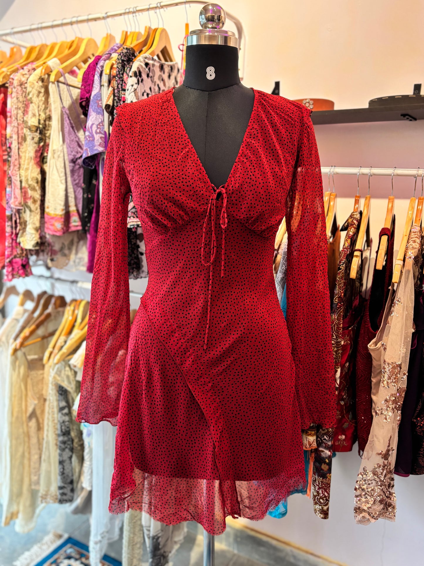 MNG polka dress