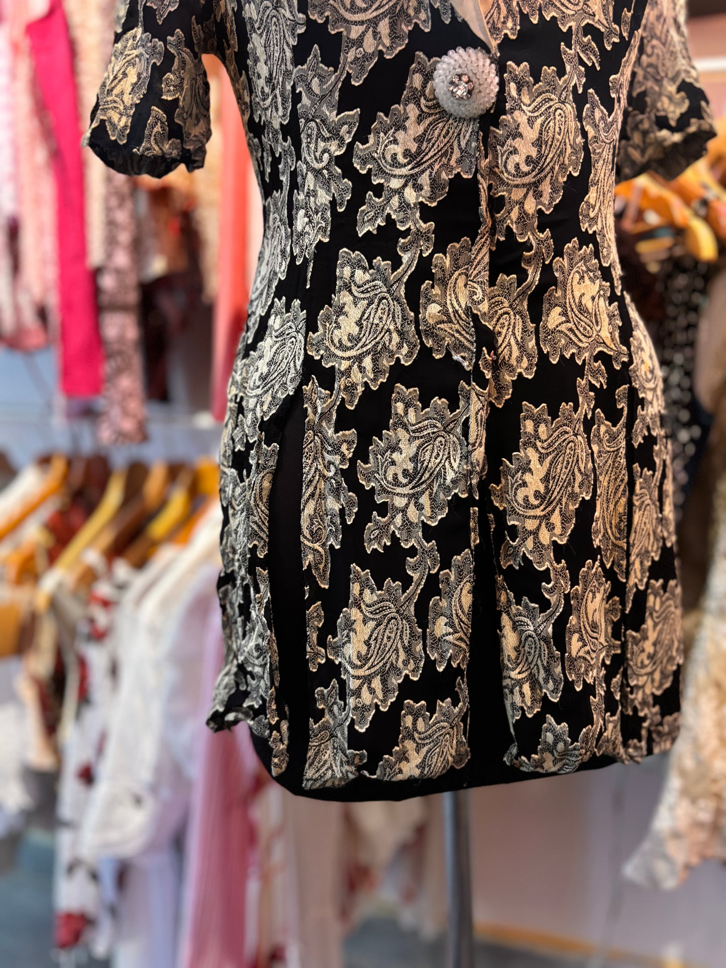 Sailor collar baroque top