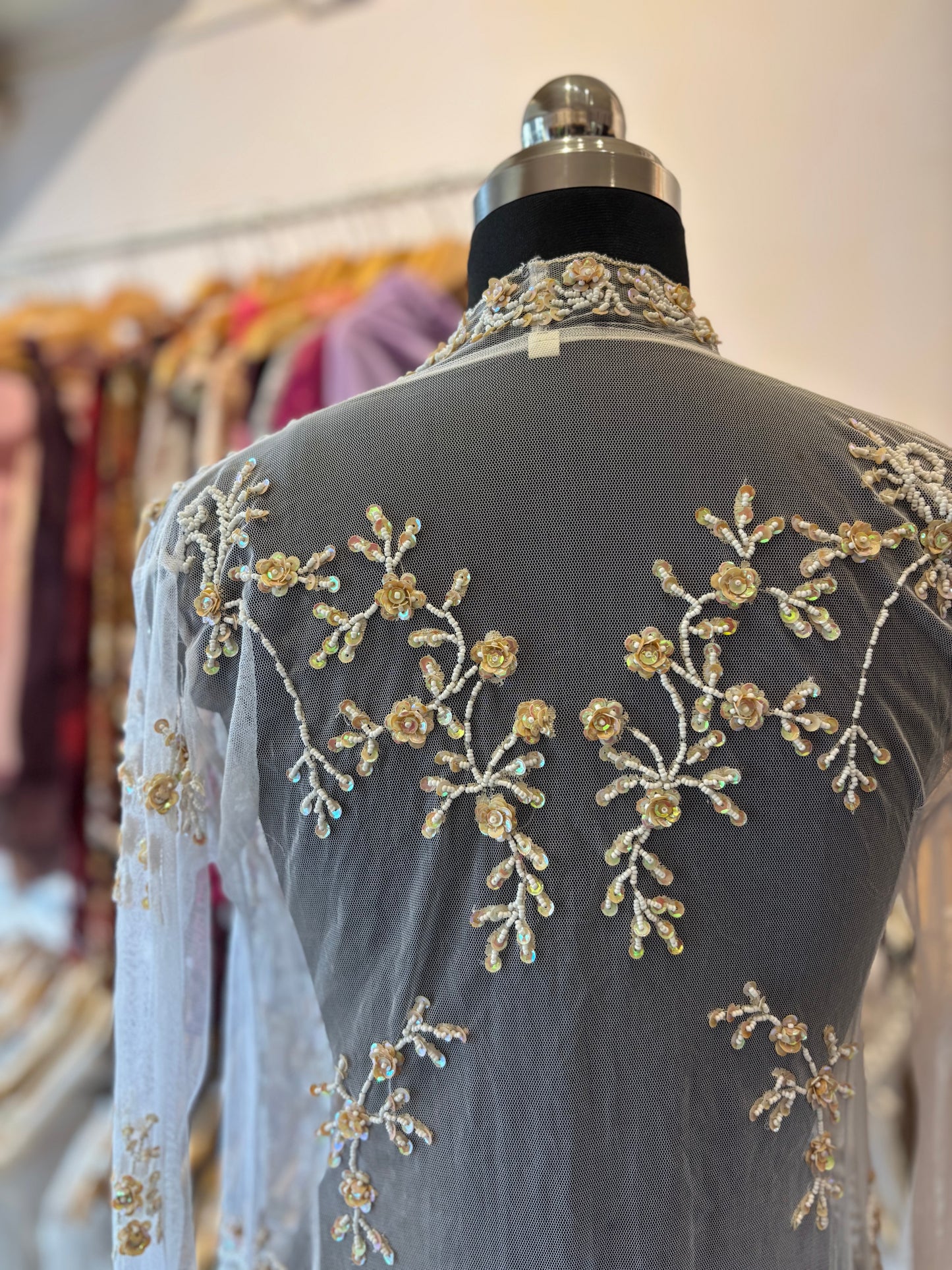 Celestial beaded dress