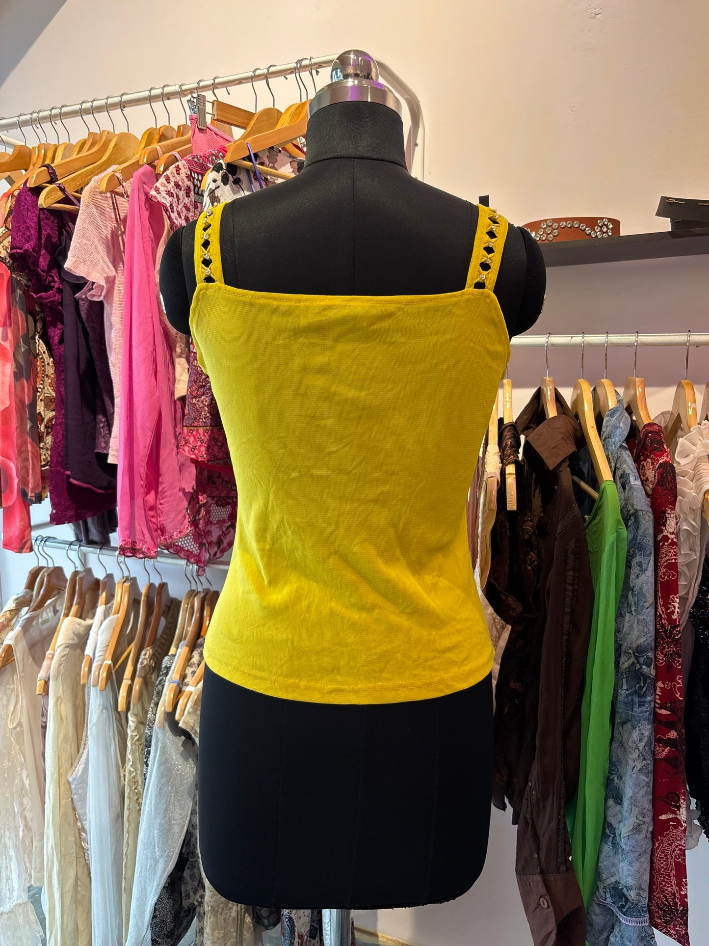 Swan sequins top