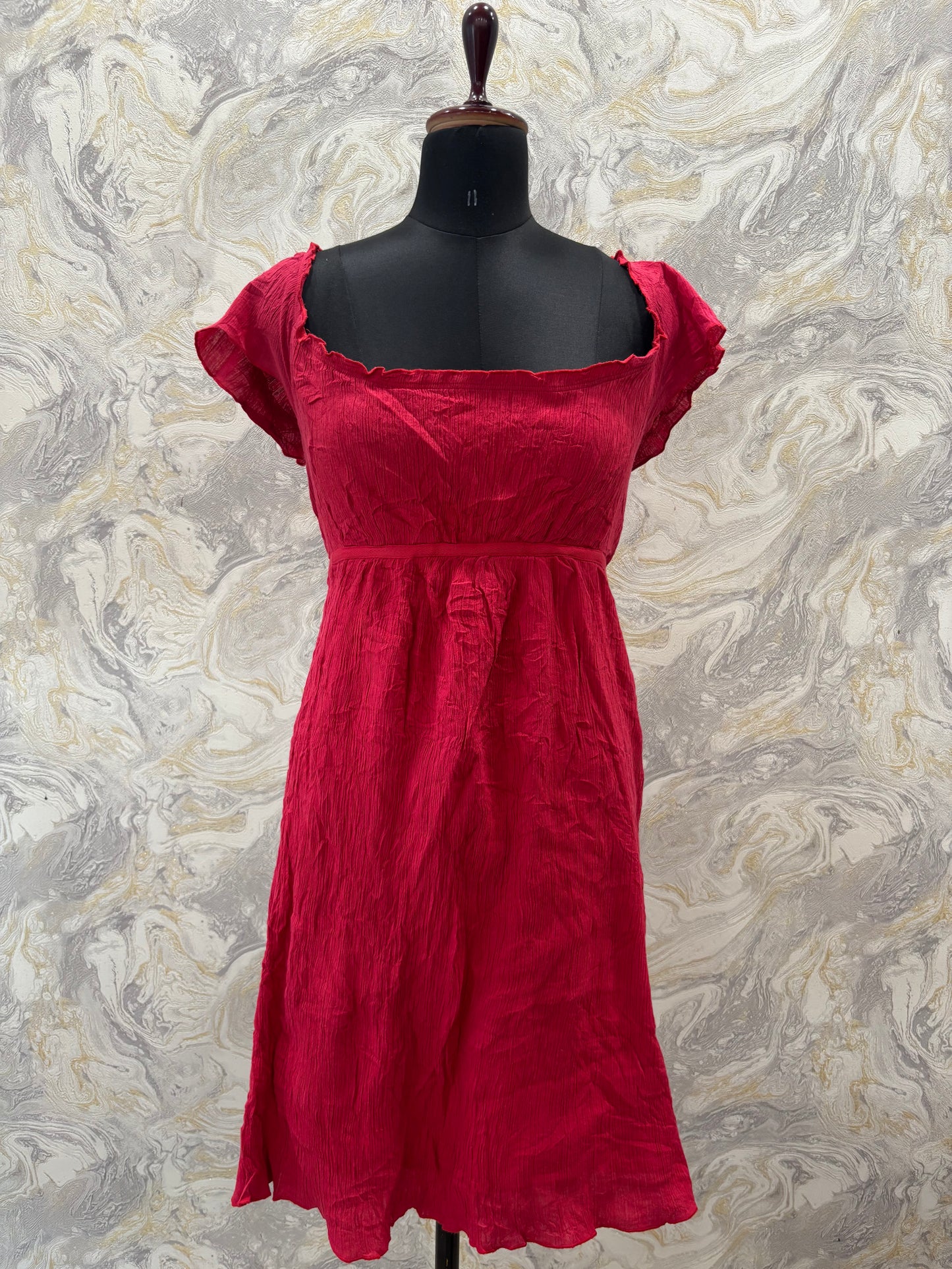 Cherry milkmaid dress