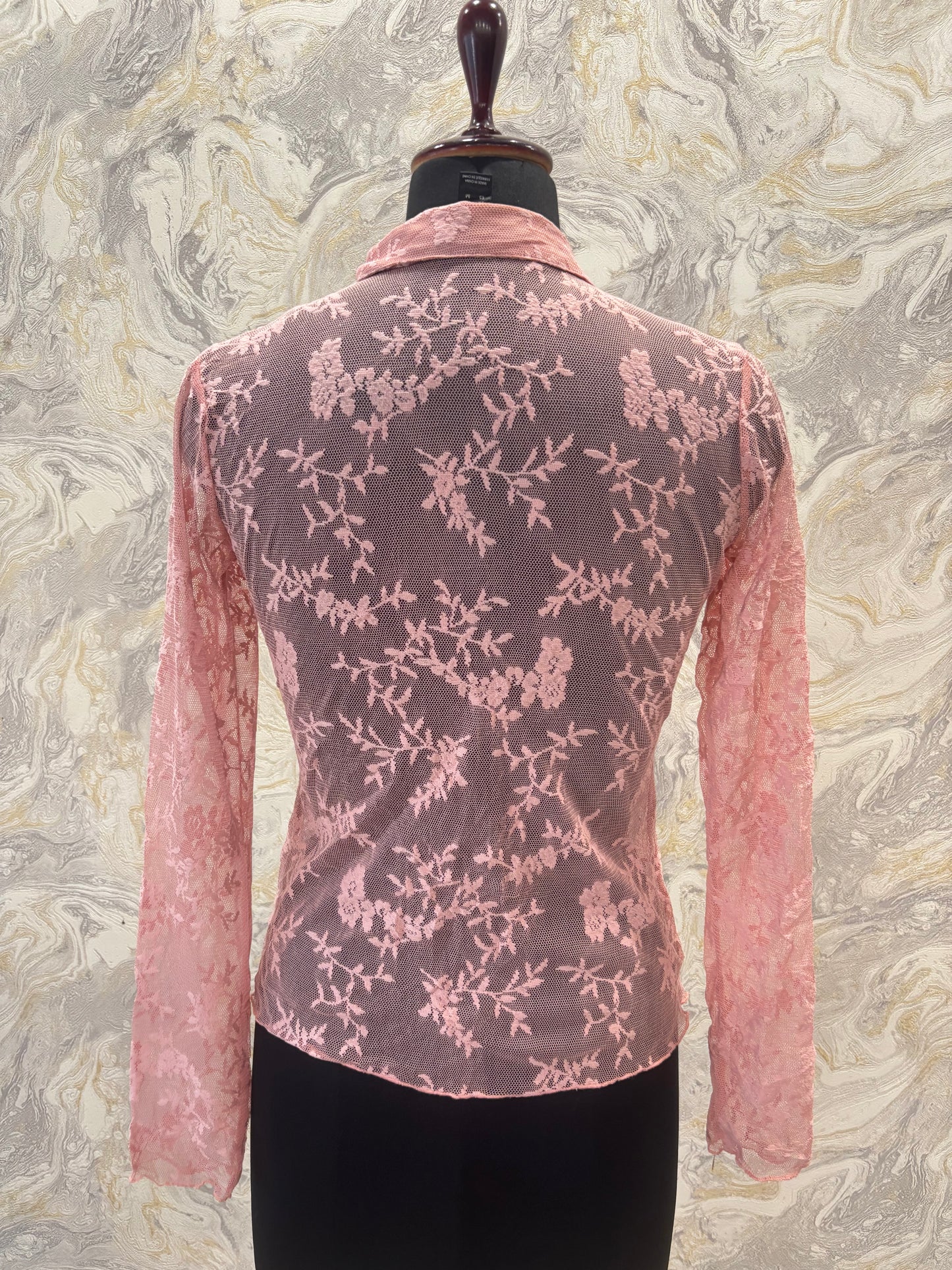 Pink lacy shirt