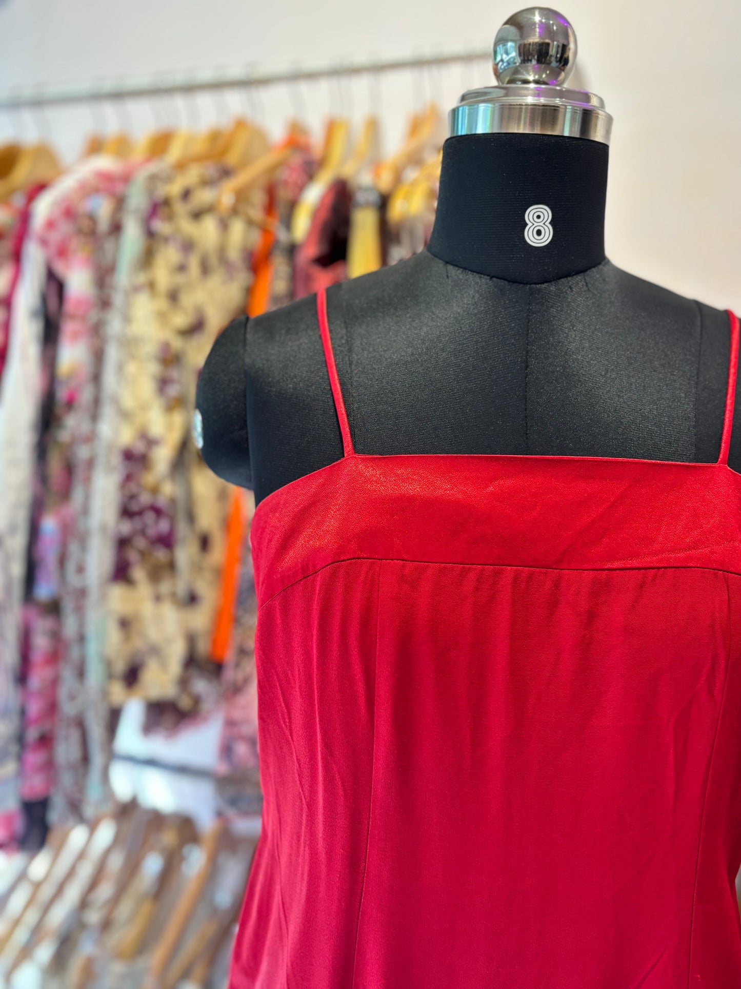 Red timeless dress