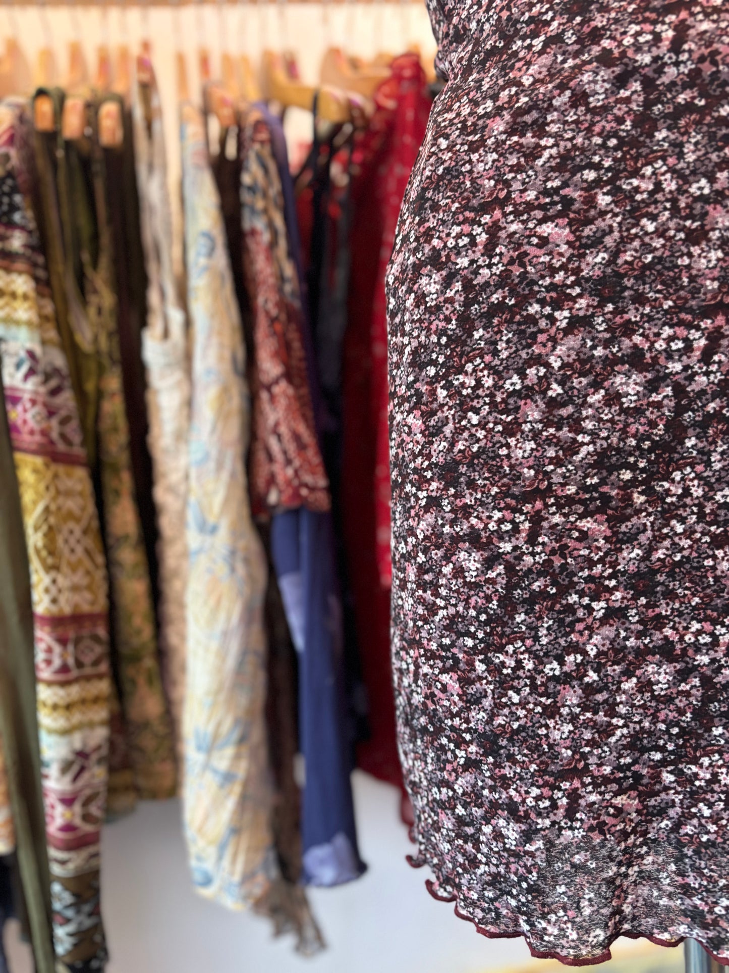 Ditsy vintage dress
