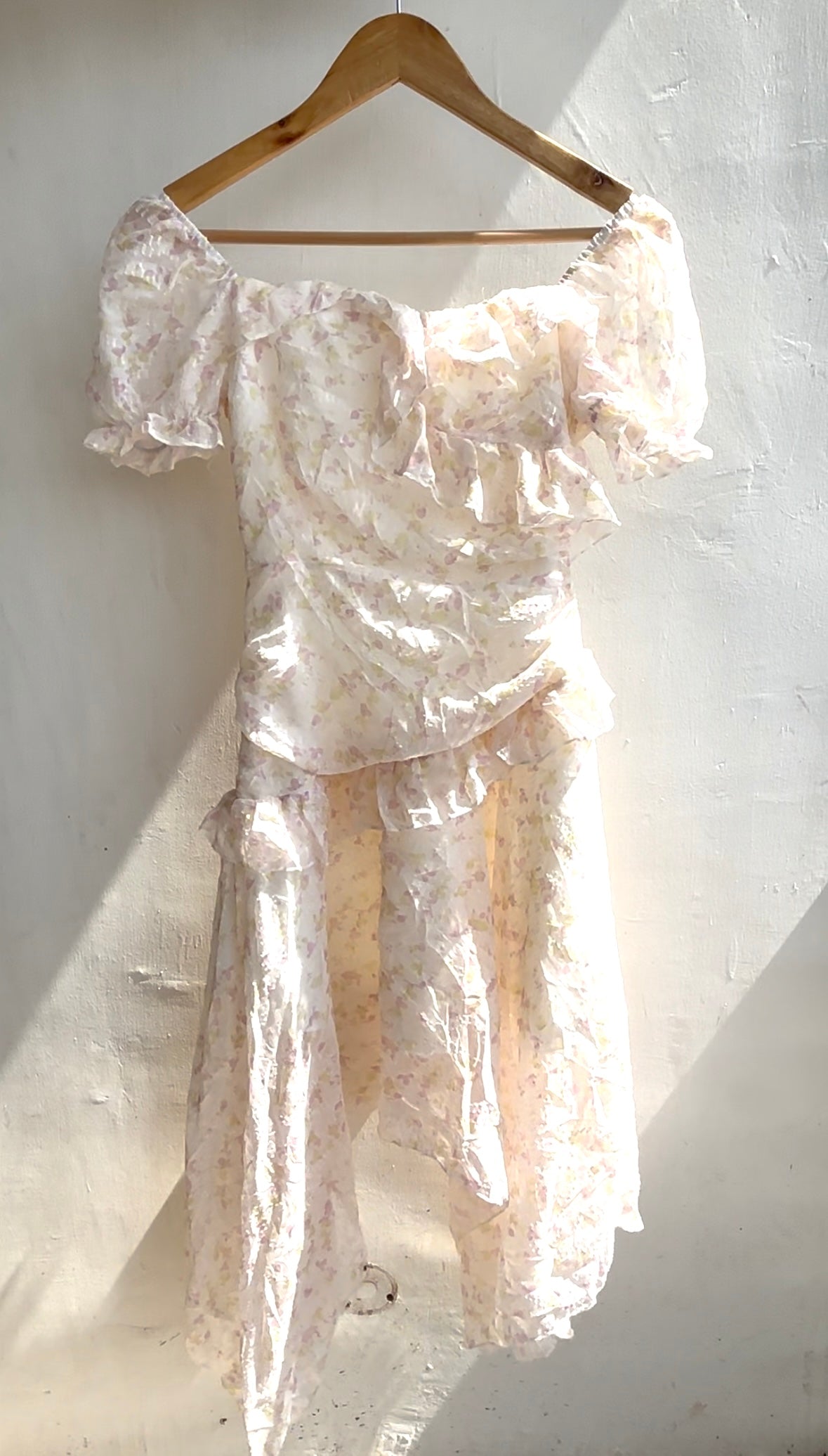 Goddess ruffle dress