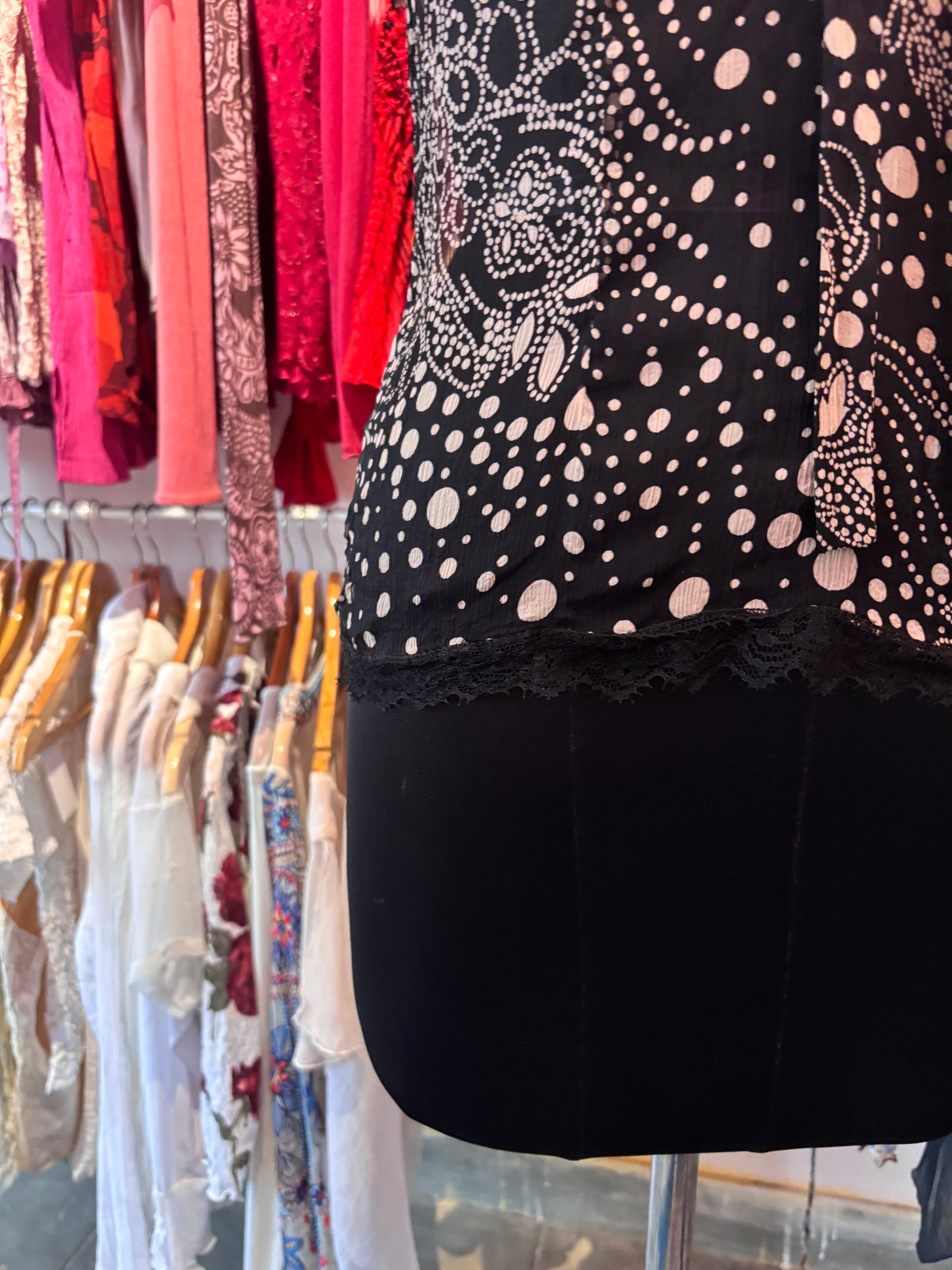 Baroque silk blouse