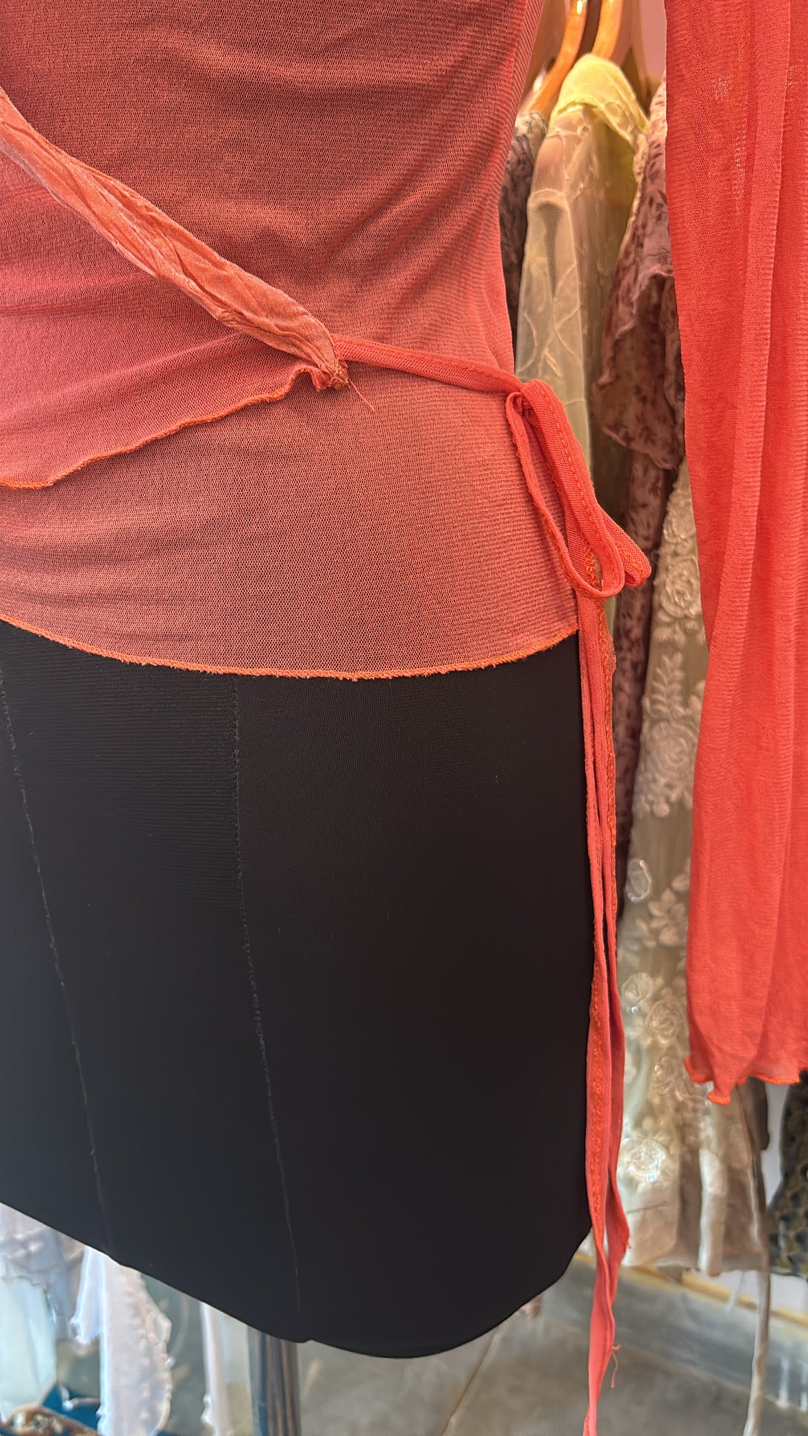 Vintage Rustic wrap around top