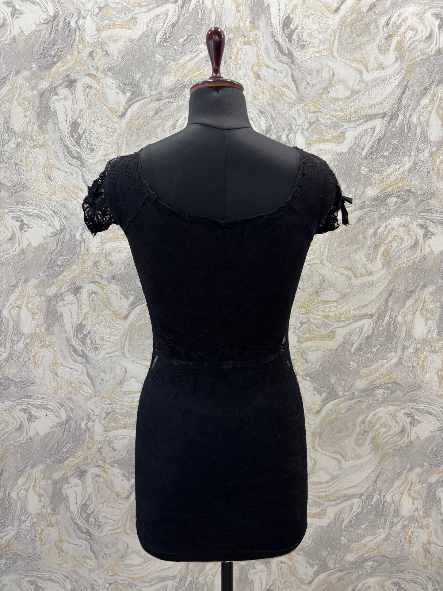 Vintage black lacy dress
