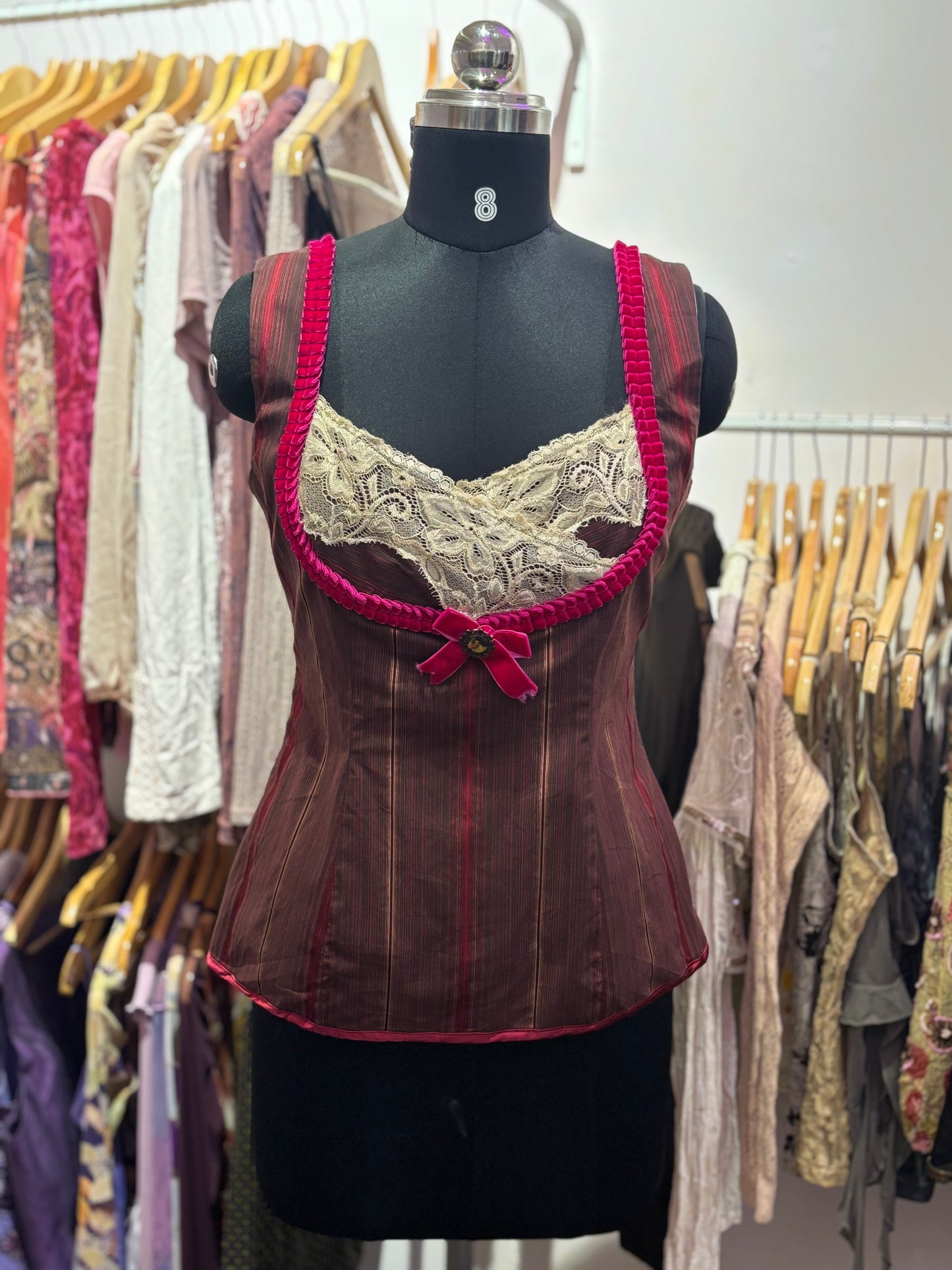 Kitten D’amour’s one of the kind corset