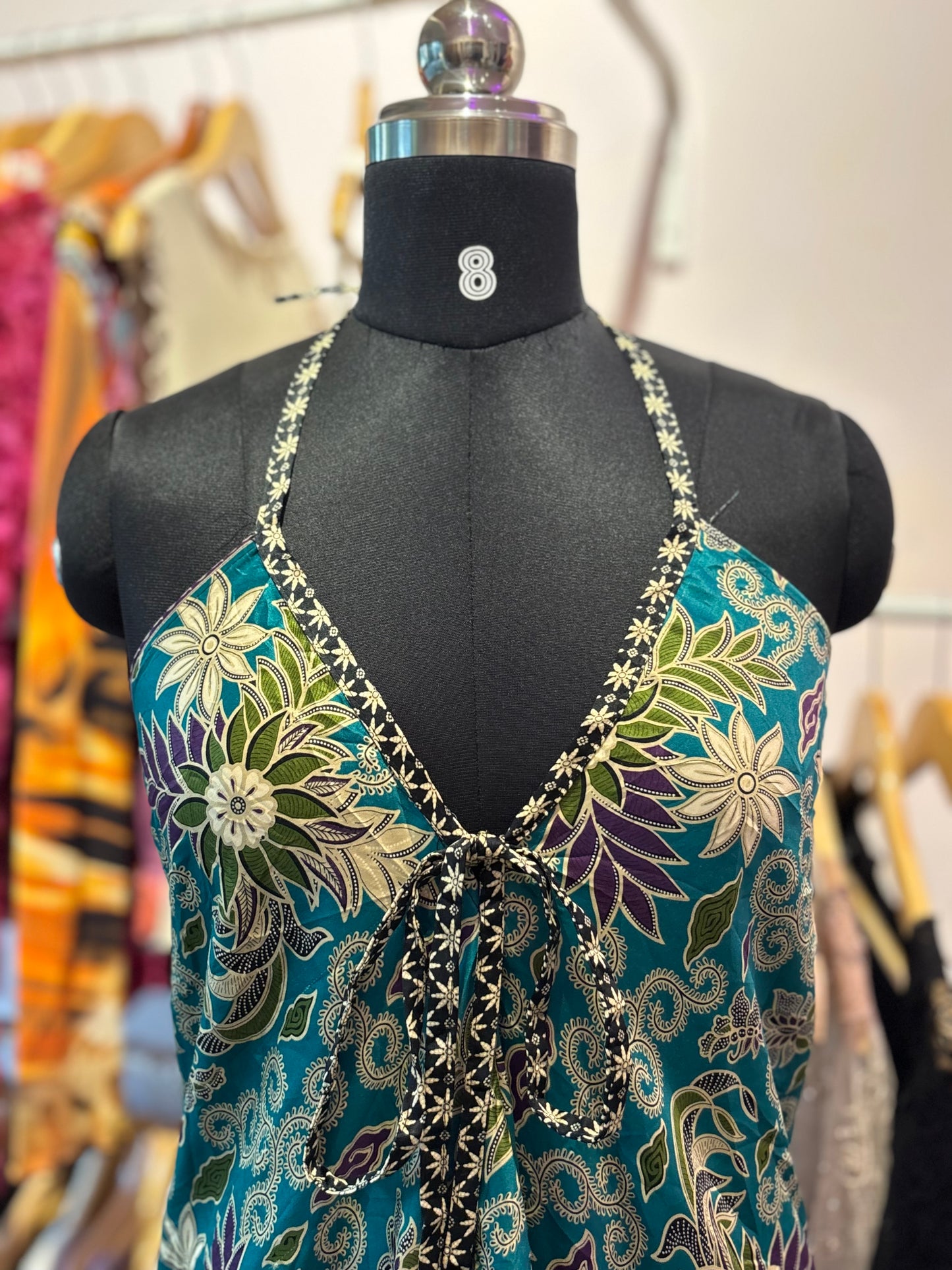 The nature halter neck dress