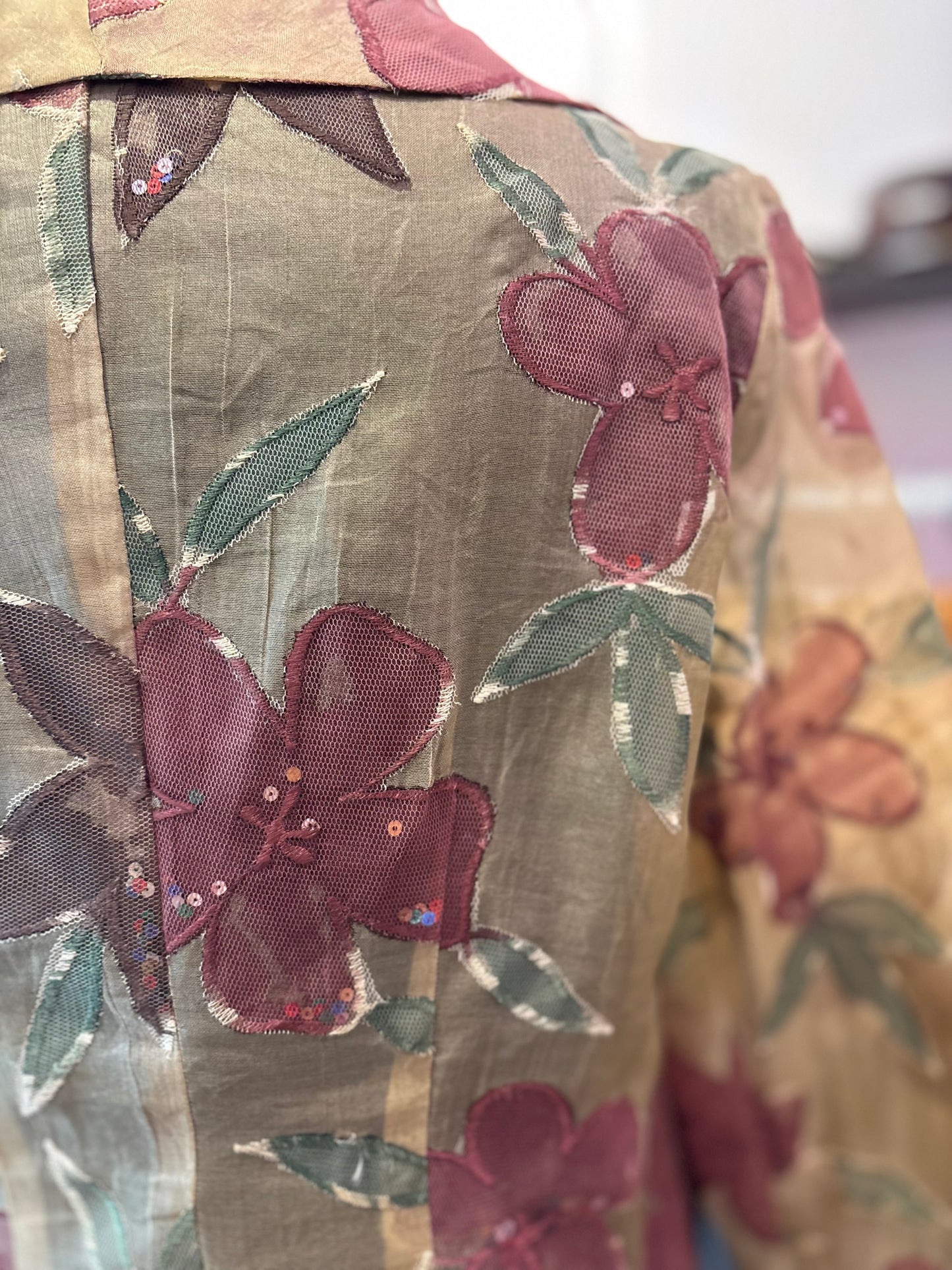 Victorian era collared shacket