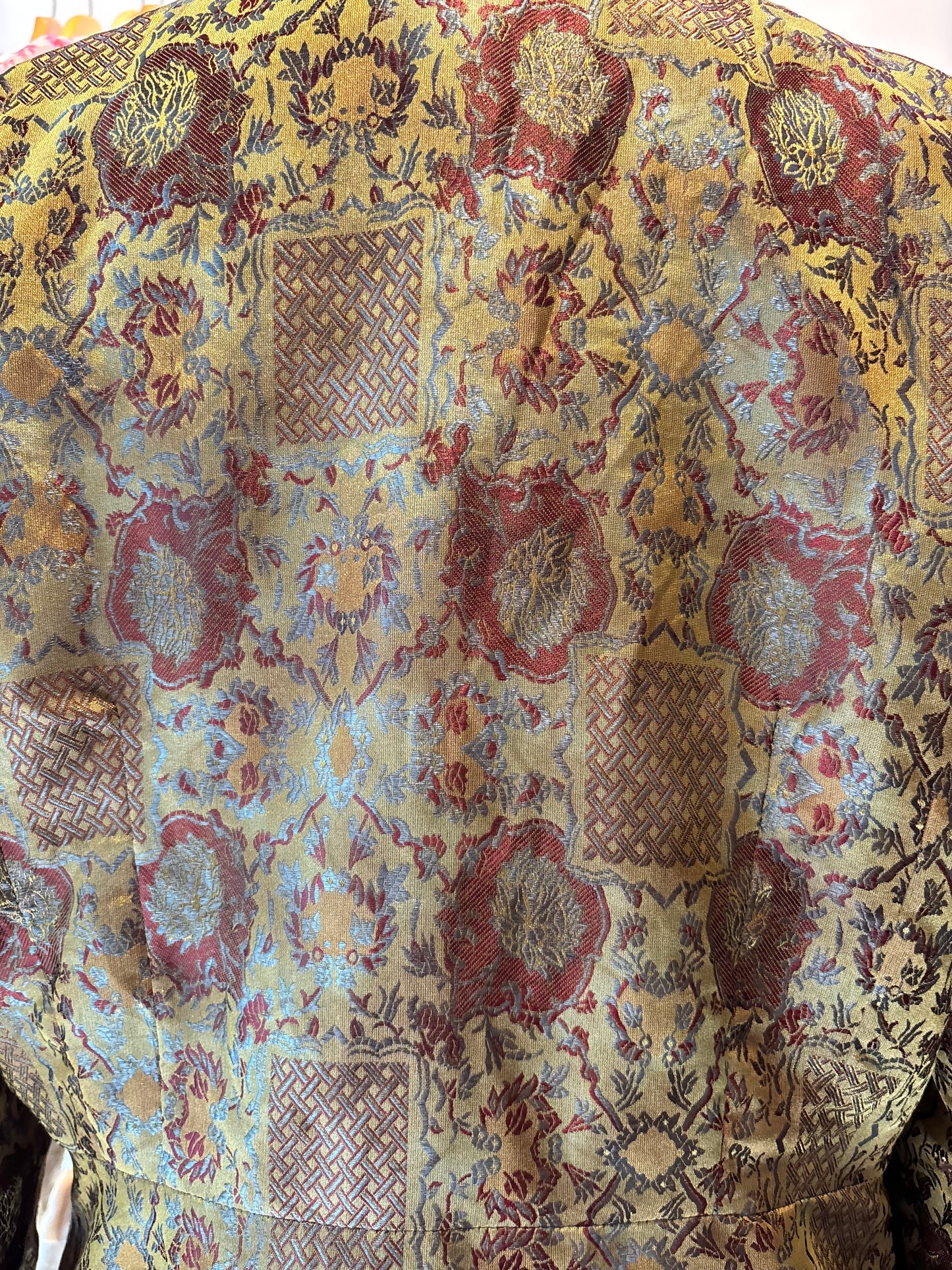Artsy silk jacket