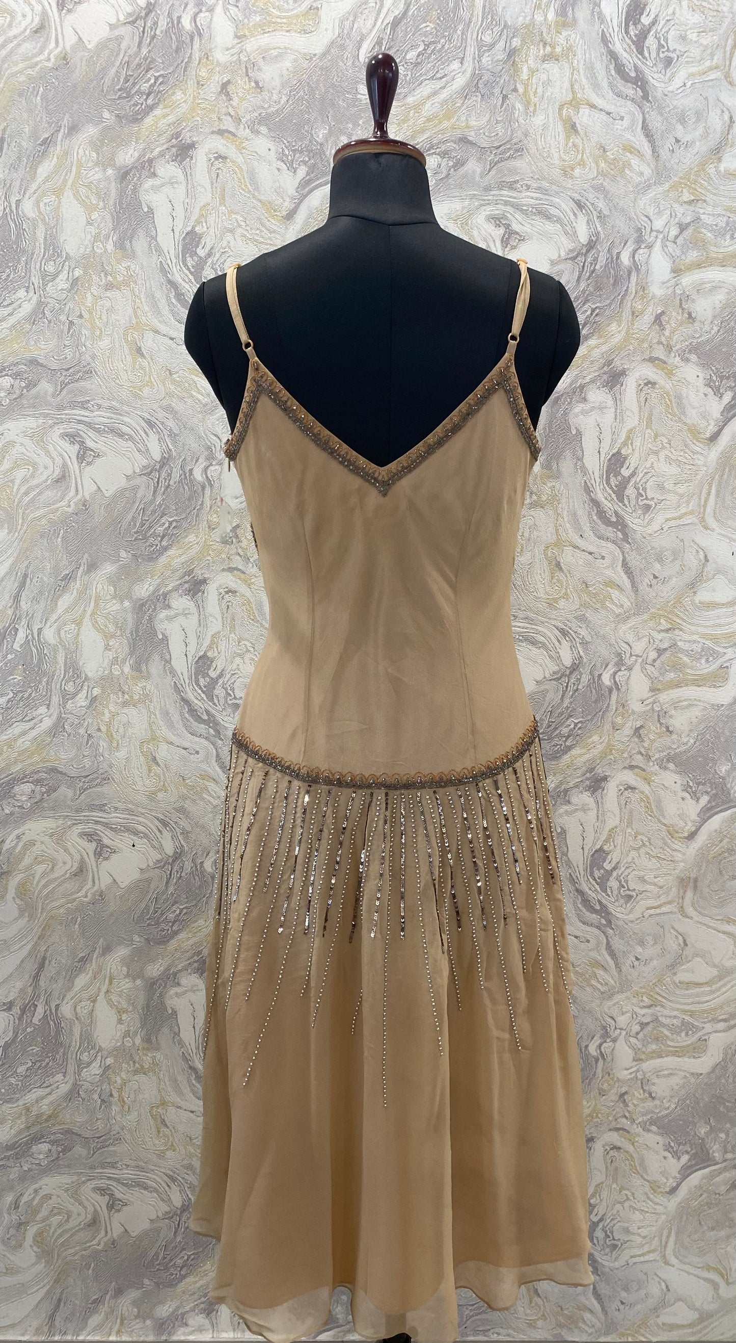 Beige celestial dress