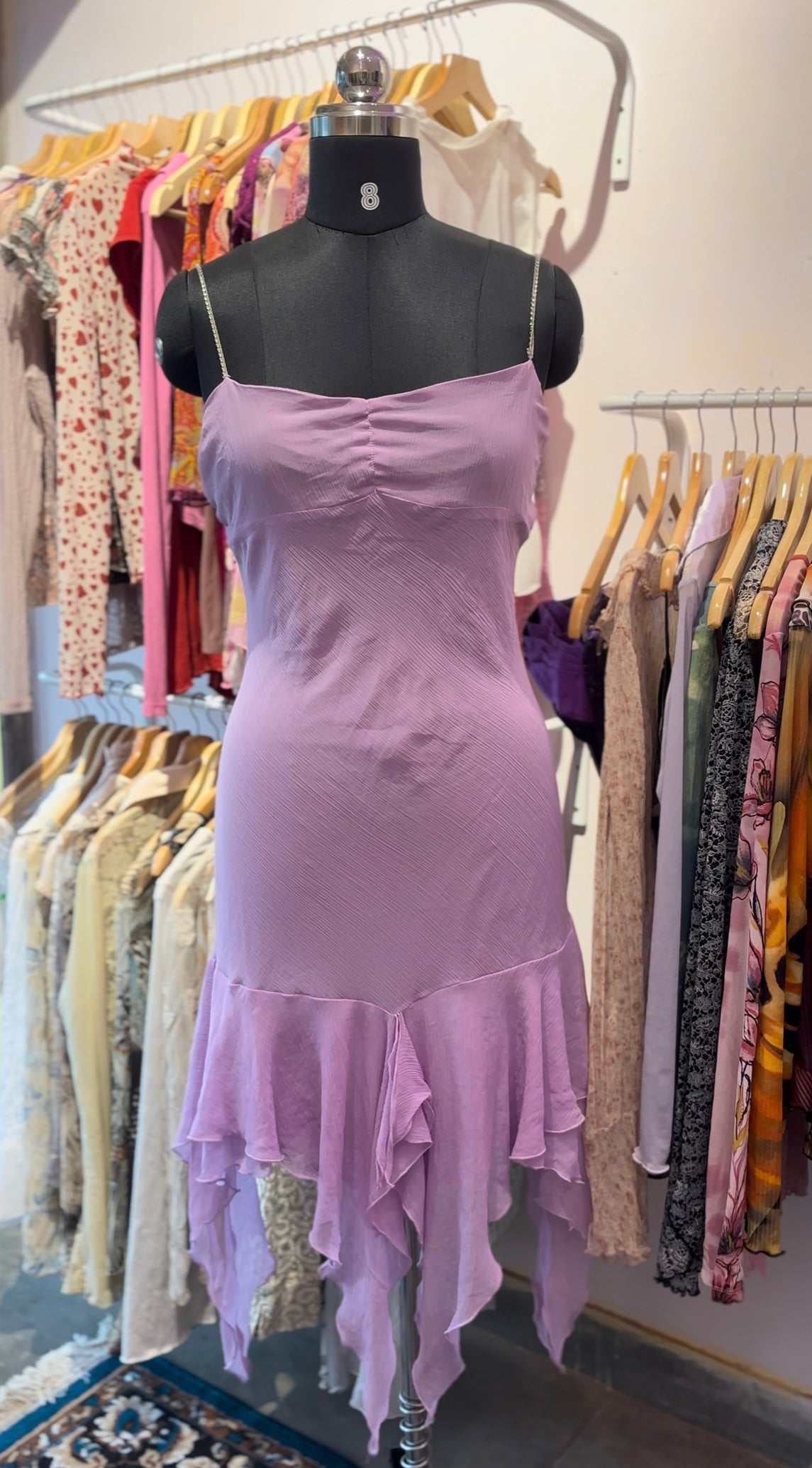 Lilac goddess dress