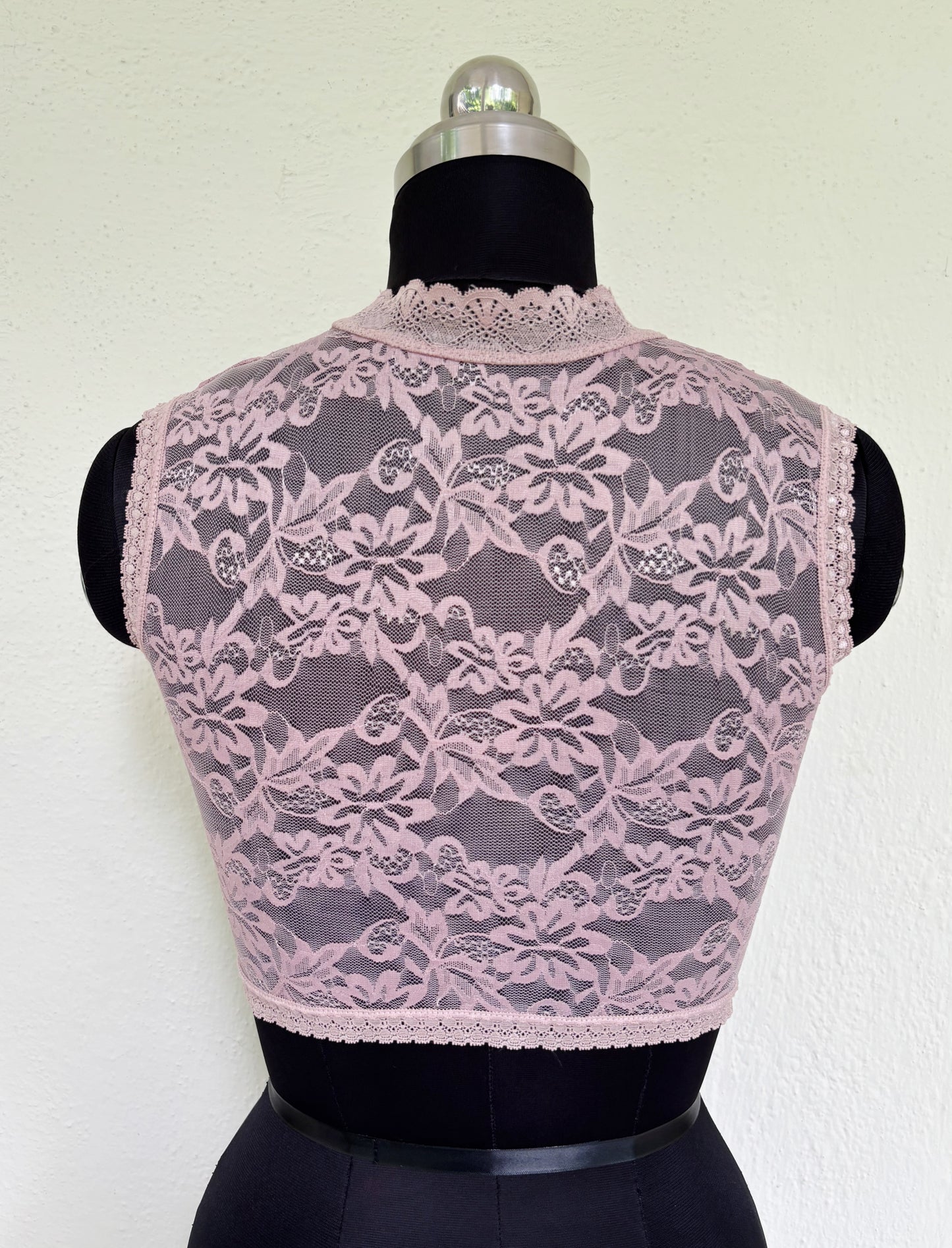 Salmon lacy top