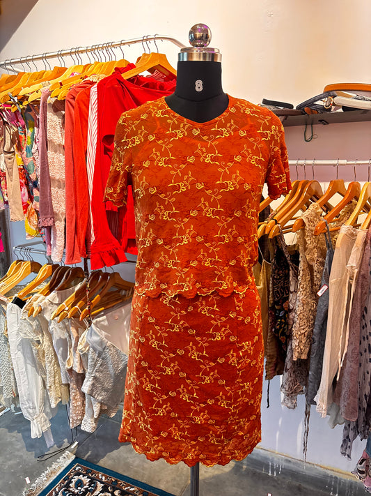 1930’s embroidered 2 pcs set