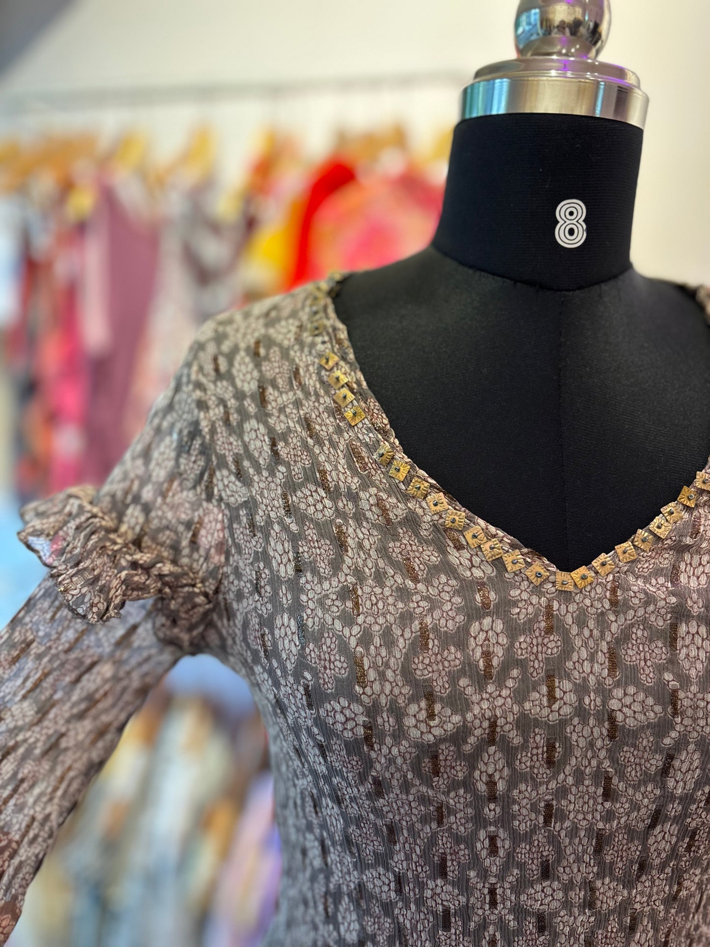 The vintage silk dress!