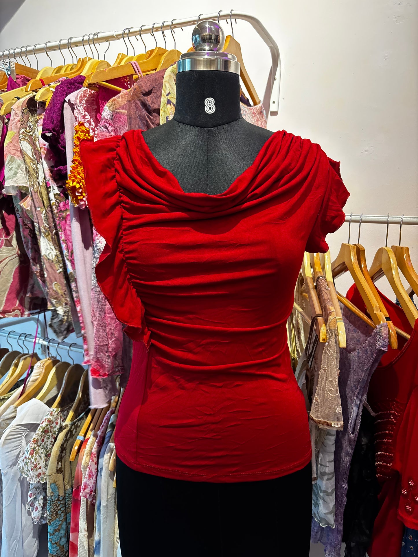 Red vintage top