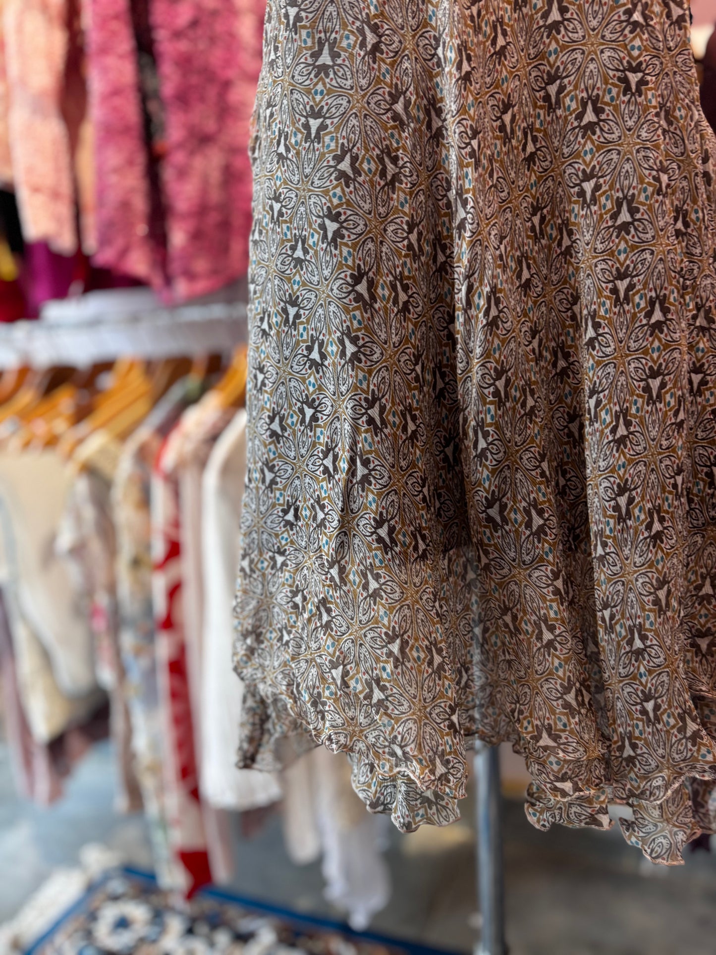 Retro kaleidoscope dress